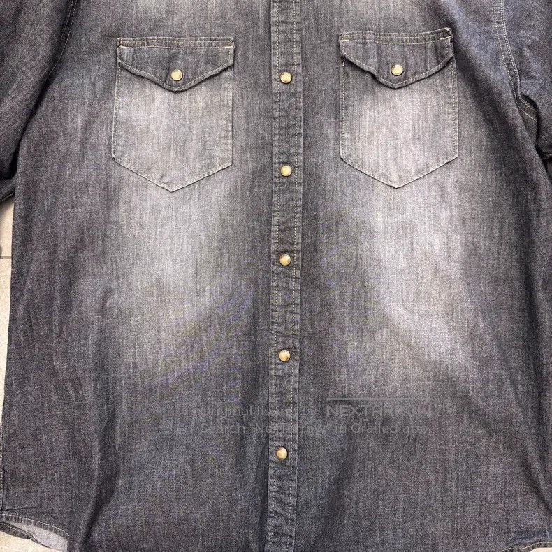 Carhartt carhartt Western snap-button washed denim jacket Size US XL / EU 56 / 4 - 3 Thumbnail