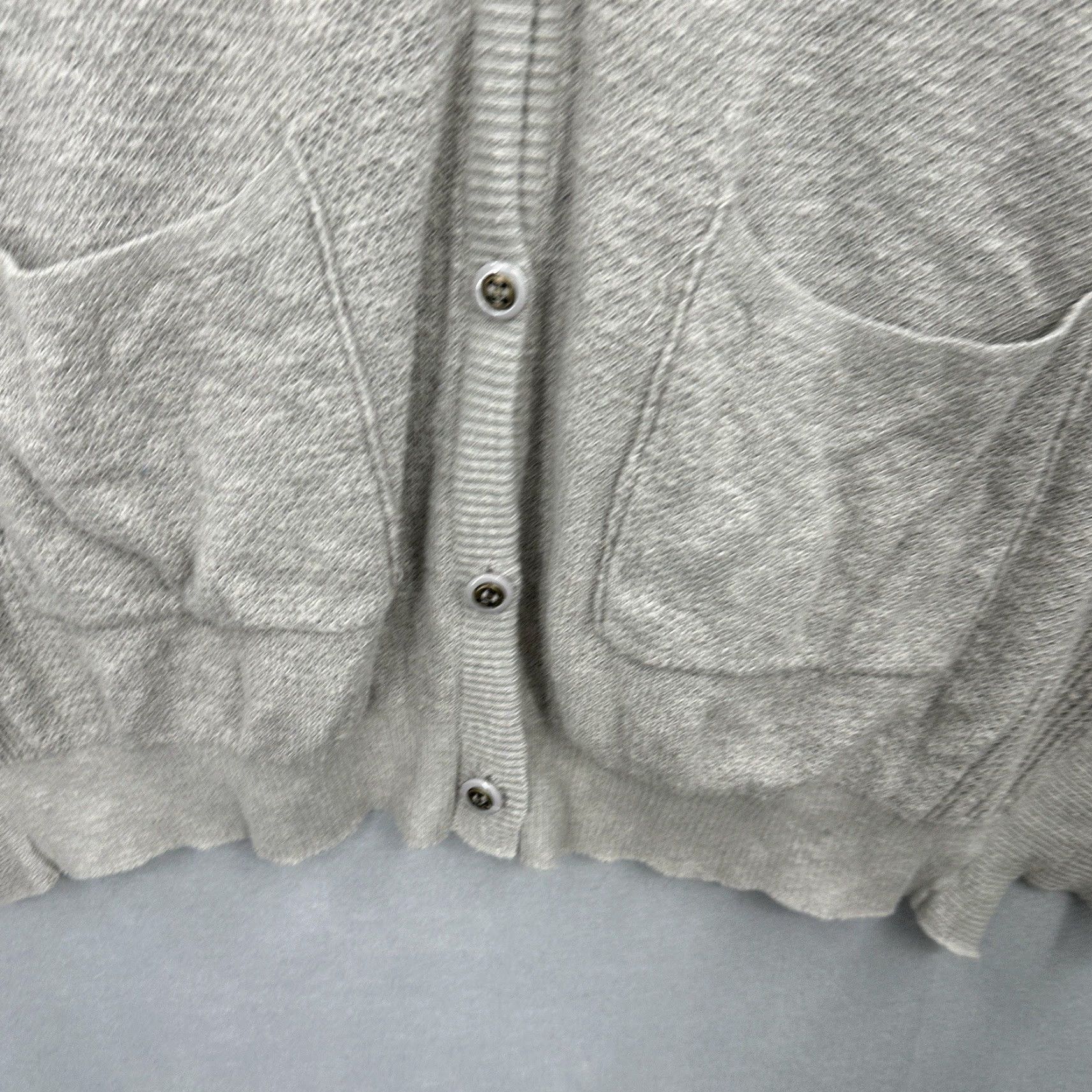 Free People VINTAGE Free People Cardigan Sweater Women's XS Gray Bohemian Casual Knit Fall Winter Spring Summer Size XS / US 0-2 / IT 36-38 - 4 Thumbnail