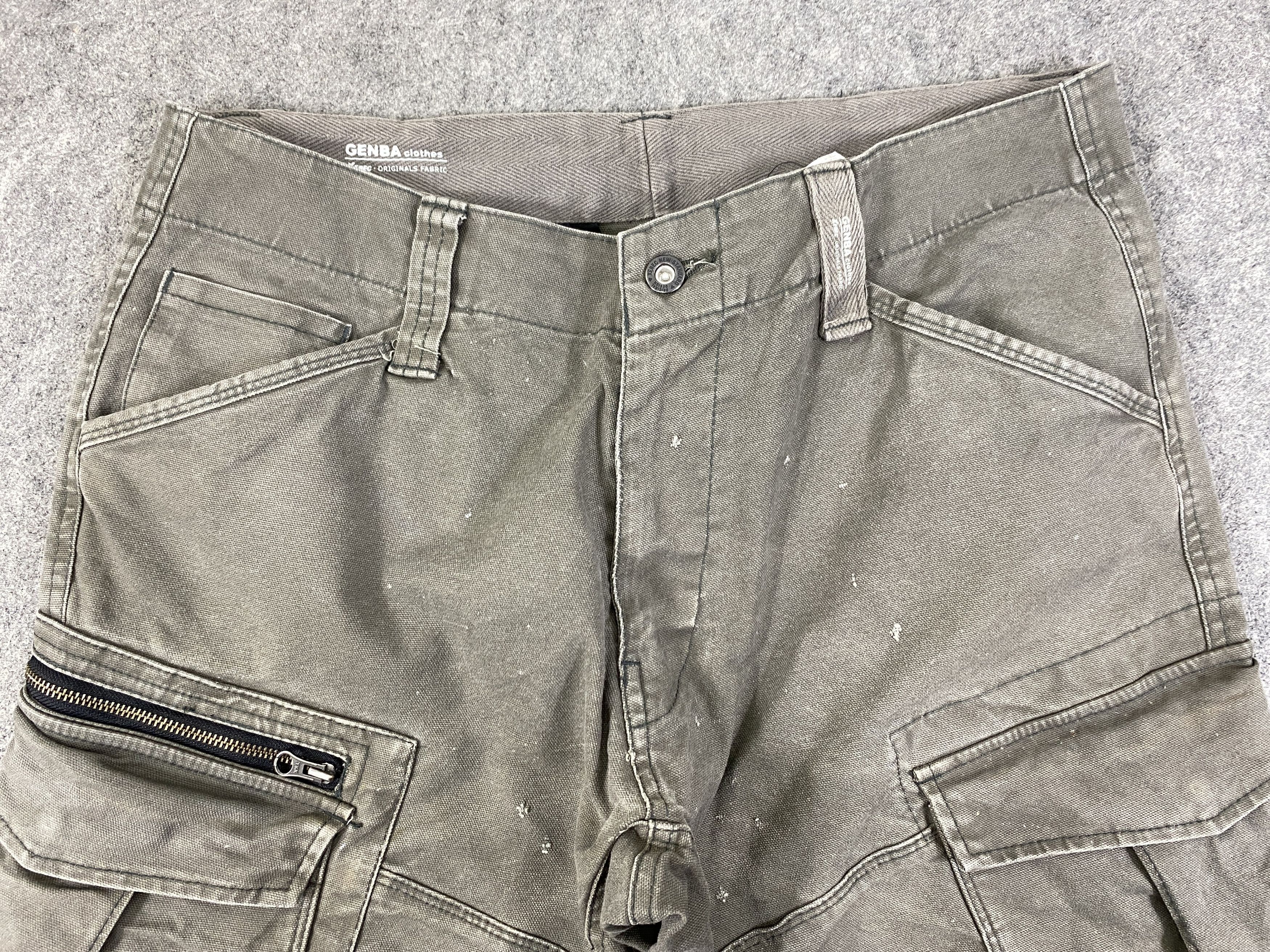 Japanese Brand Genba Japanese Brand Multipocket Cargo Pants - CP293 Size US 35 - 3 Thumbnail