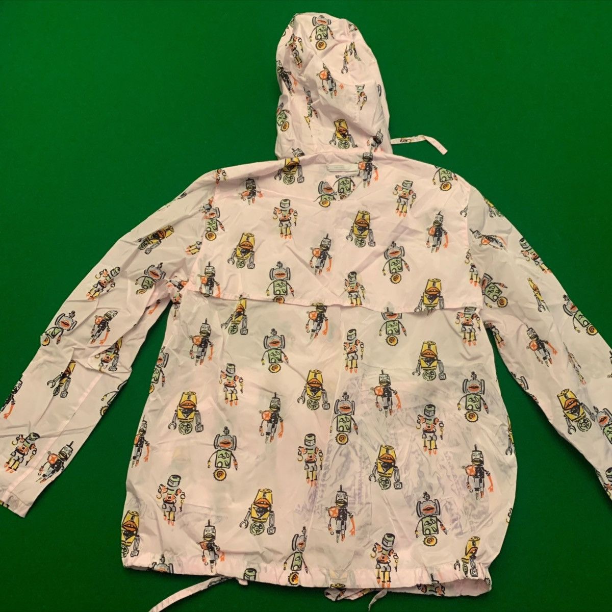 Prada PRADA Robot printed shell hooded oversized jacket Size US XS / EU 42 / 0 - 2 Thumbnail