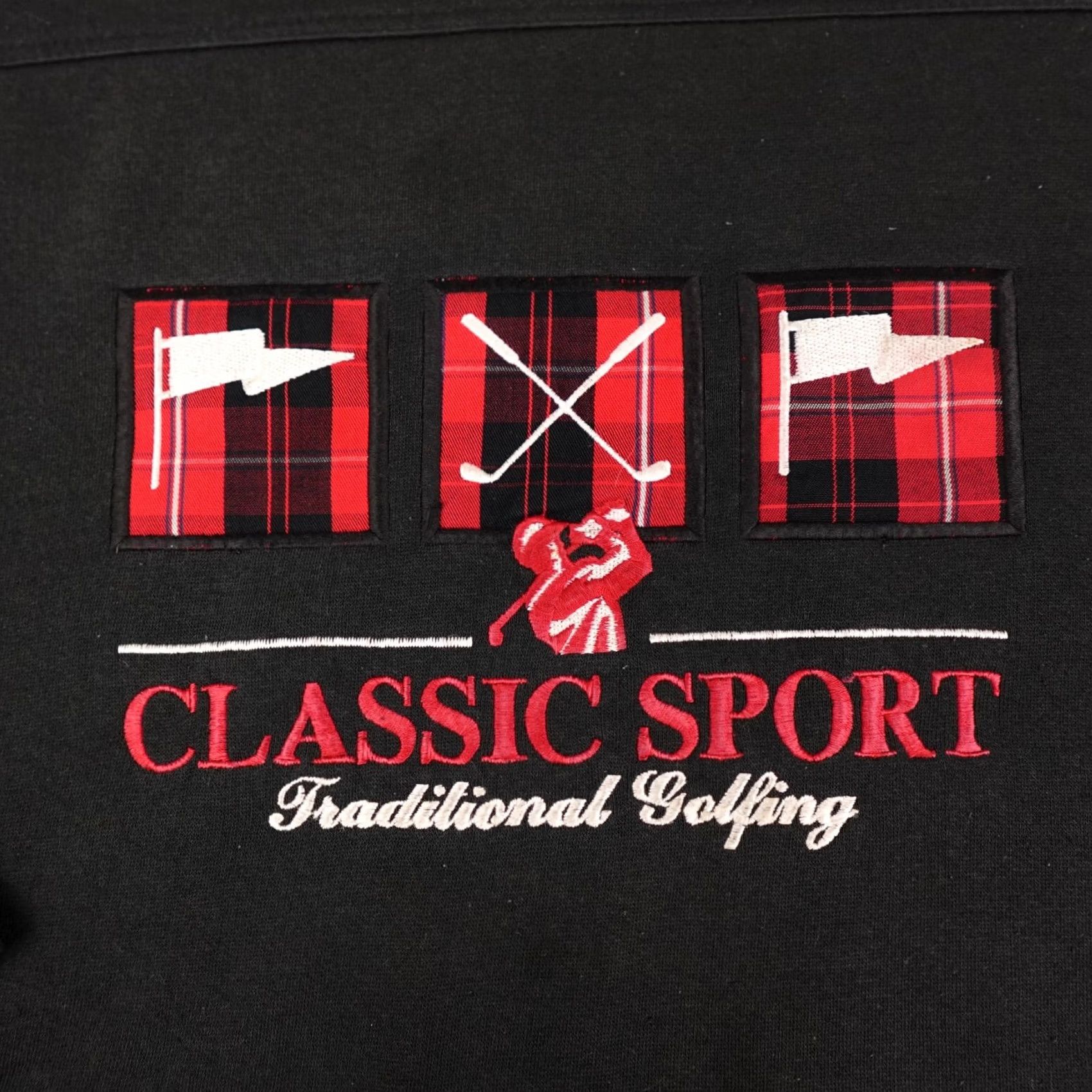 Vintage VINTAGE Crable Sportswear Sweatshirt Mens L Black Golf Crew Neck Fleece 90s Size US L / EU 52-54 / 3 - 5 Thumbnail