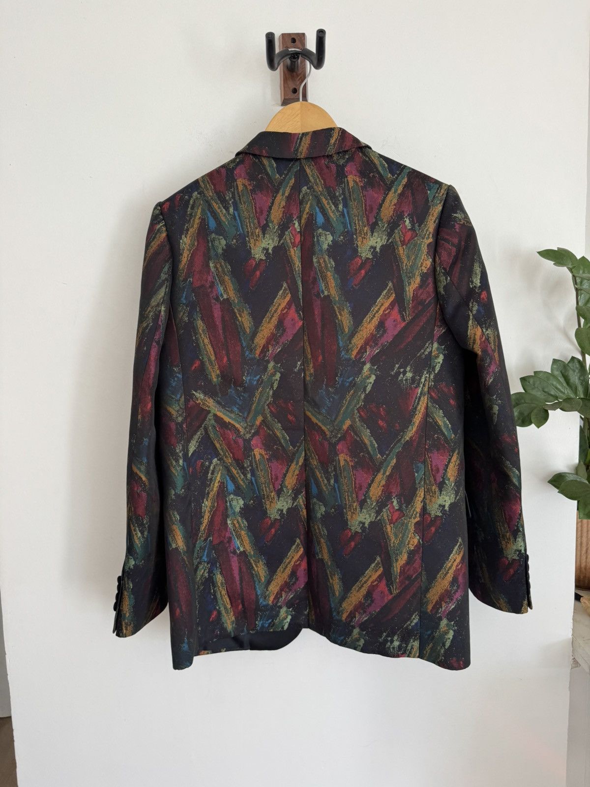 Saint Laurent Paris Hedi SS14 Oil Pastel Le smoking Blazer Size 46R - 2 Thumbnail