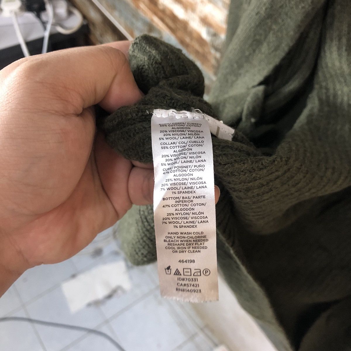 Japanese Brand Loft Green Cardigan Knitwear #A1773 Size M / US 6-8 / IT 42-44 - 12 Thumbnail
