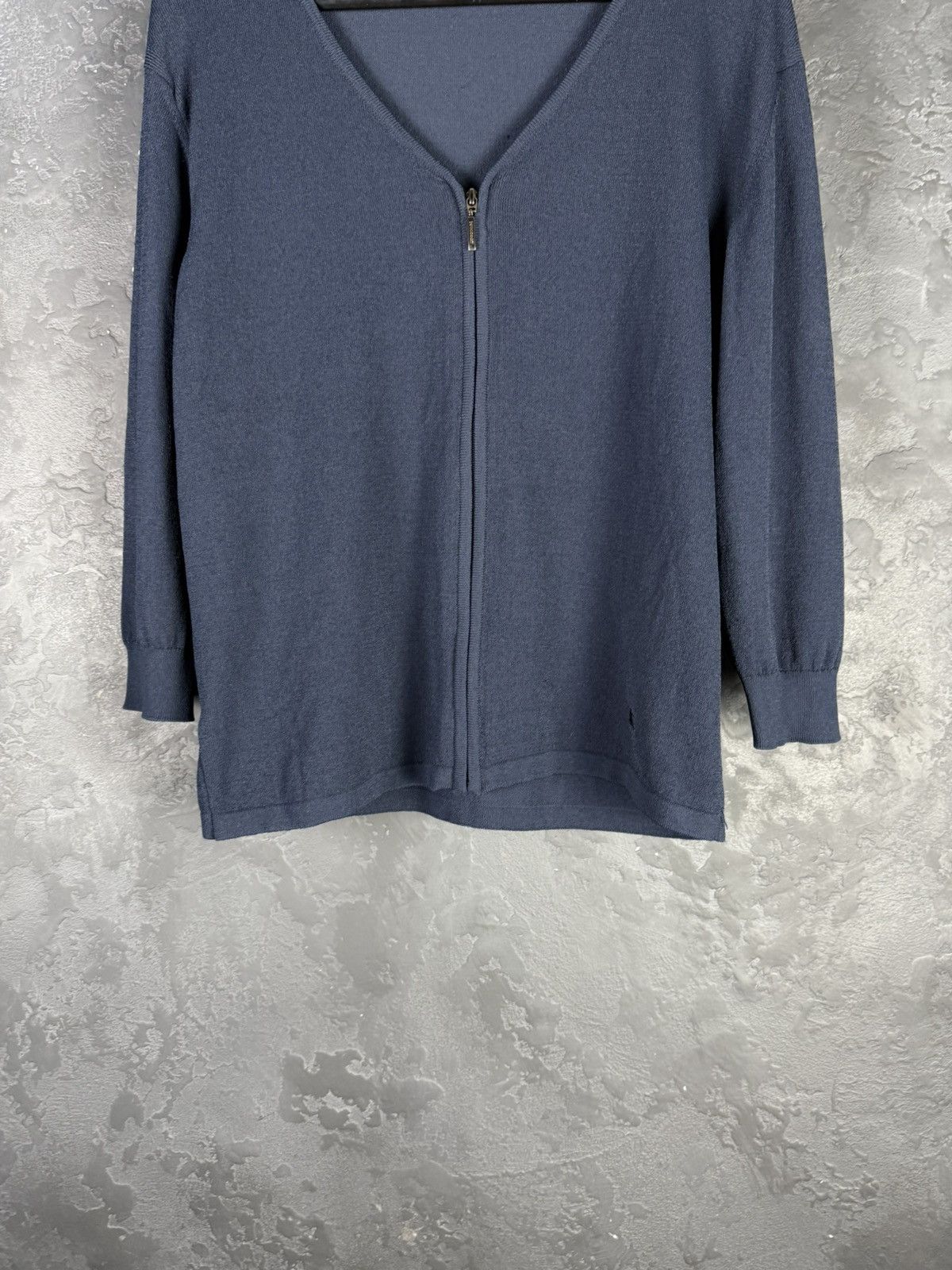 Burberry Burberry Women's Navy Blue Viscose Cardigan Size 44 Size M / US 6-8 / IT 42-44 - 4 Thumbnail