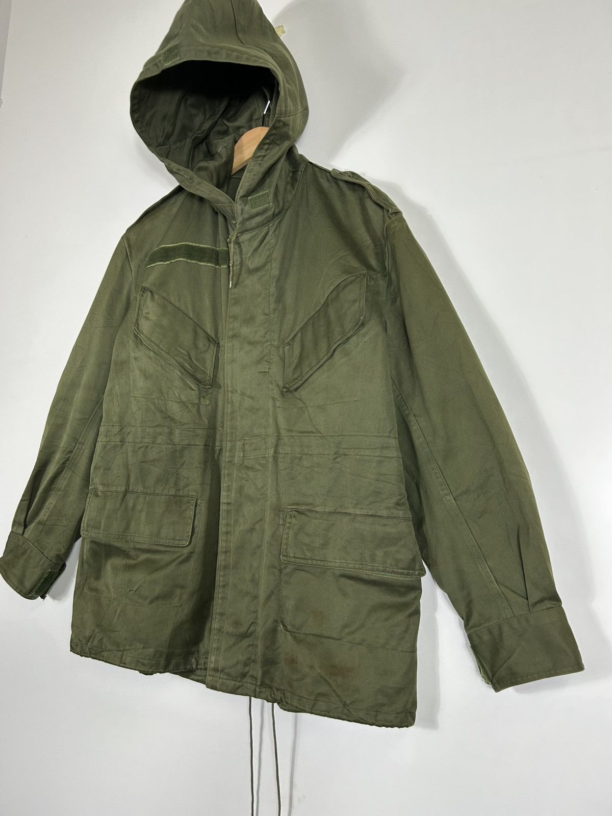 Freewheelers × Vintage ⚡️Vintage 80’s Seyntex Army M64 Olive Field Jacket Size US M / EU 48-50 / 2 - 3 Thumbnail