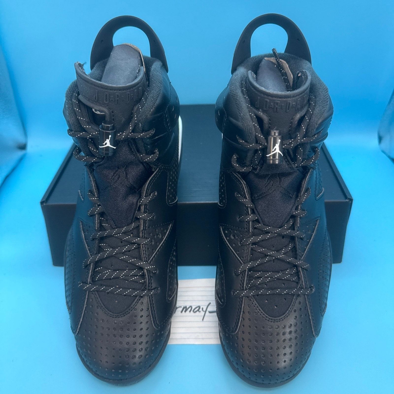 Jordan Brand Jordan 6 Retro "Black Cat" 2016 m8.5 w10 Size US 8.5 / EU 41-42 - 6 Thumbnail
