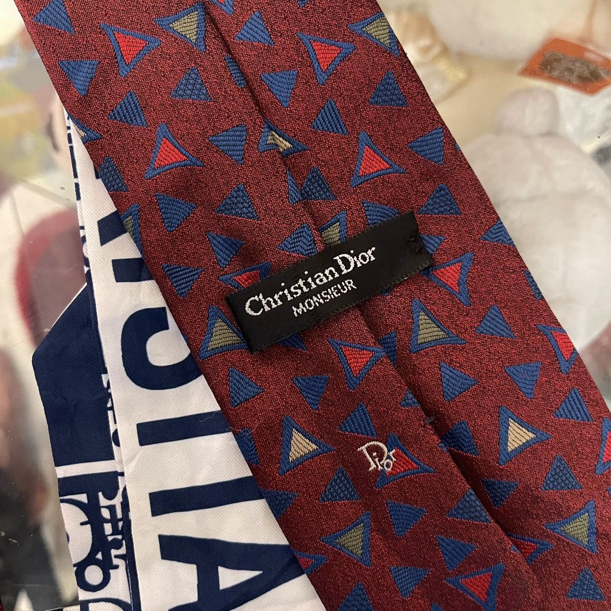 Christian Dior Monsieur Christian Dior Combo Tie Cristian Dior Twilly Free Gucci Size ONE SIZE - 8 Thumbnail
