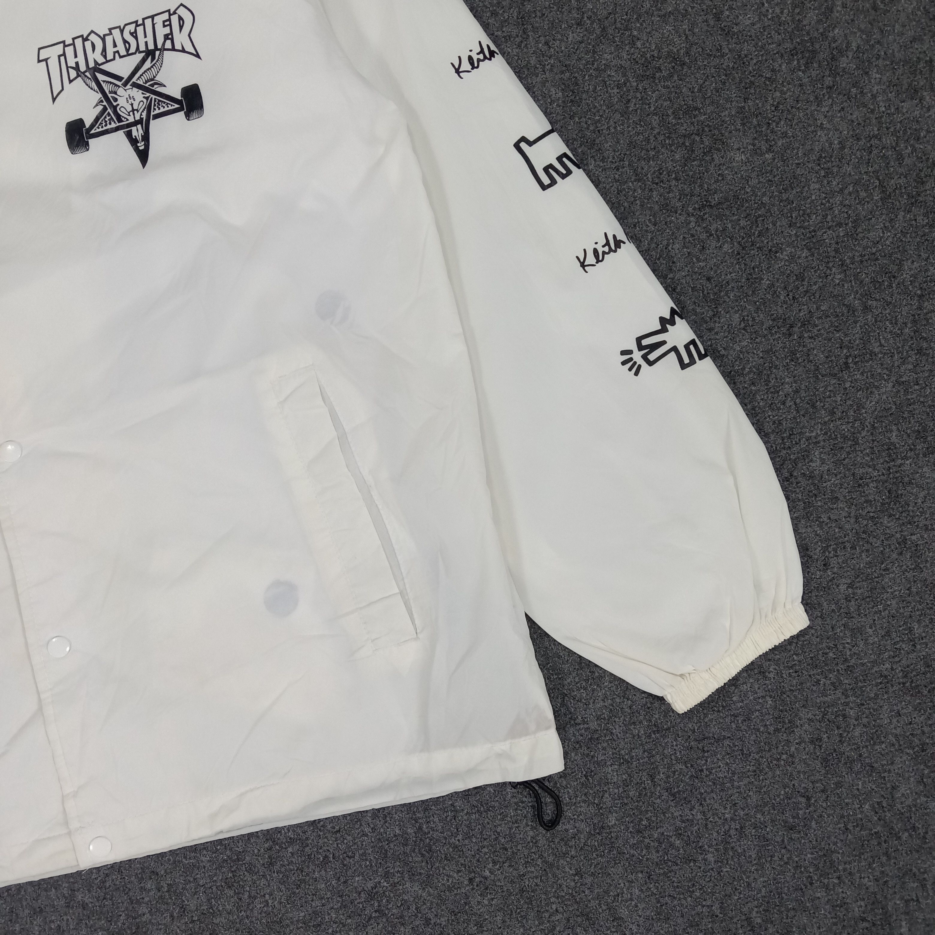 Keith Haring × Thrasher × Vintage Thrasher X Keith Haring Skate Style American Jacket Size US M / EU 48-50 / 2 - 2 Thumbnail