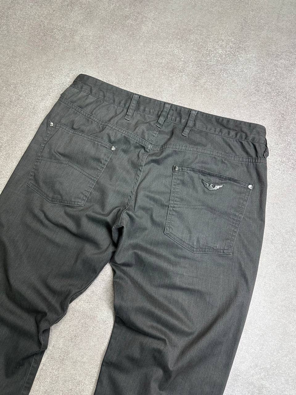 Armani Vintage Armani Metal Logo Gray Denim Jeans Pants 34 Size US 34 / EU 50 - 2 Thumbnail