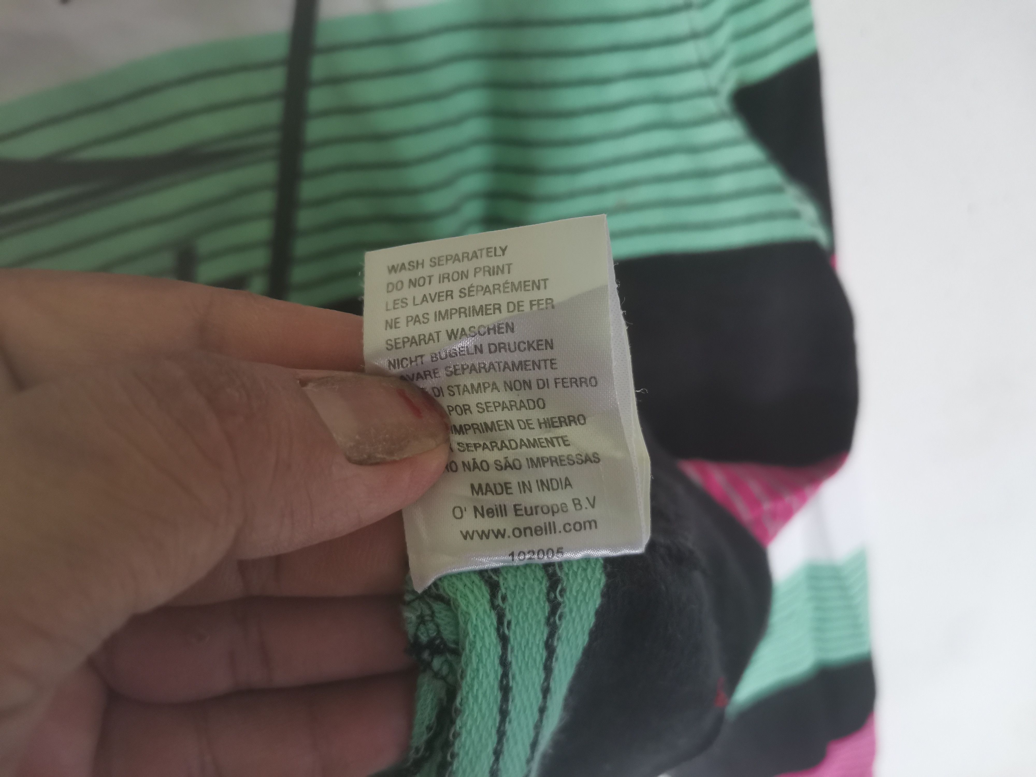 O'Neill Rare O'NEILL hoodies multicolour stripe design Size US M / EU 48-50 / 2 - 5 Thumbnail
