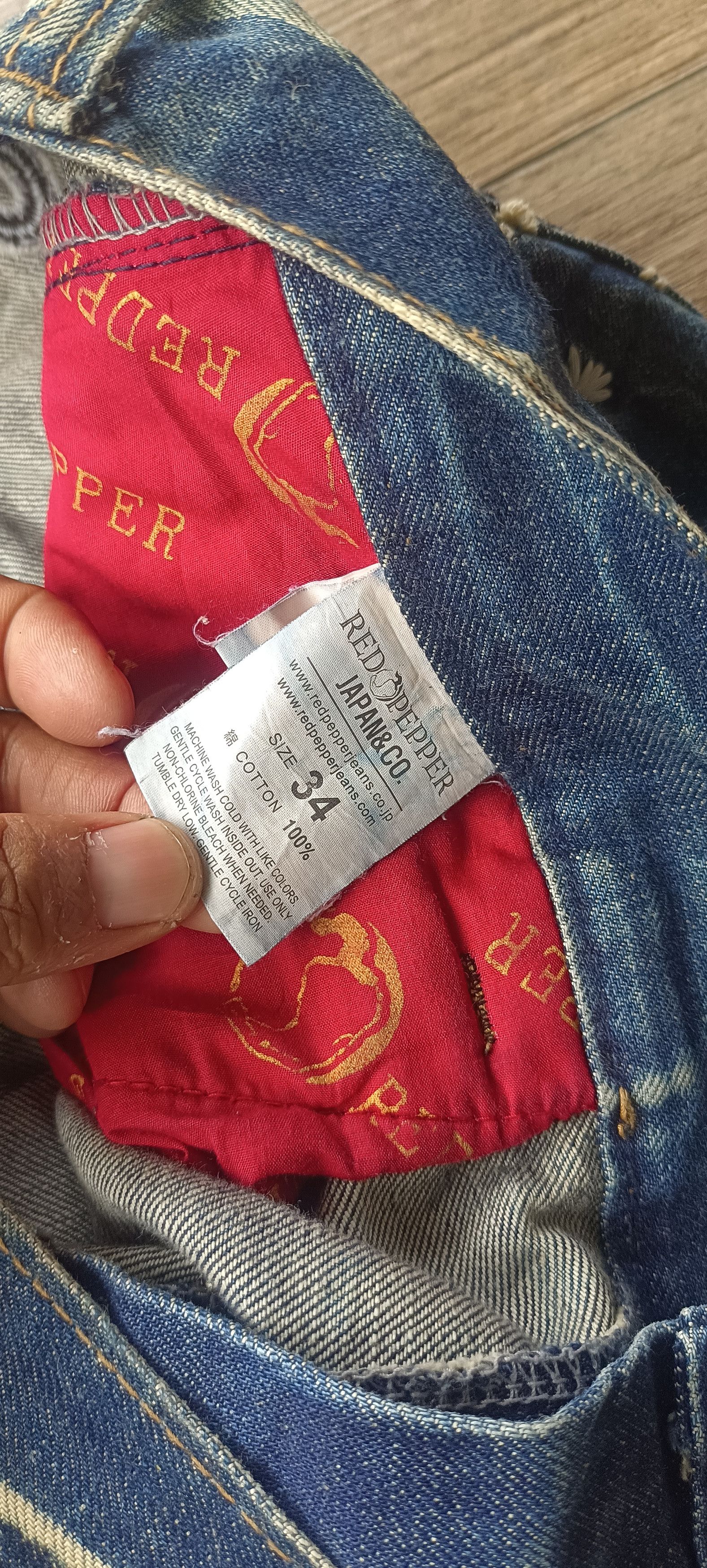 Japanese Brand Japanese Brand Redpepper Jean Size US 37 - 2 Thumbnail