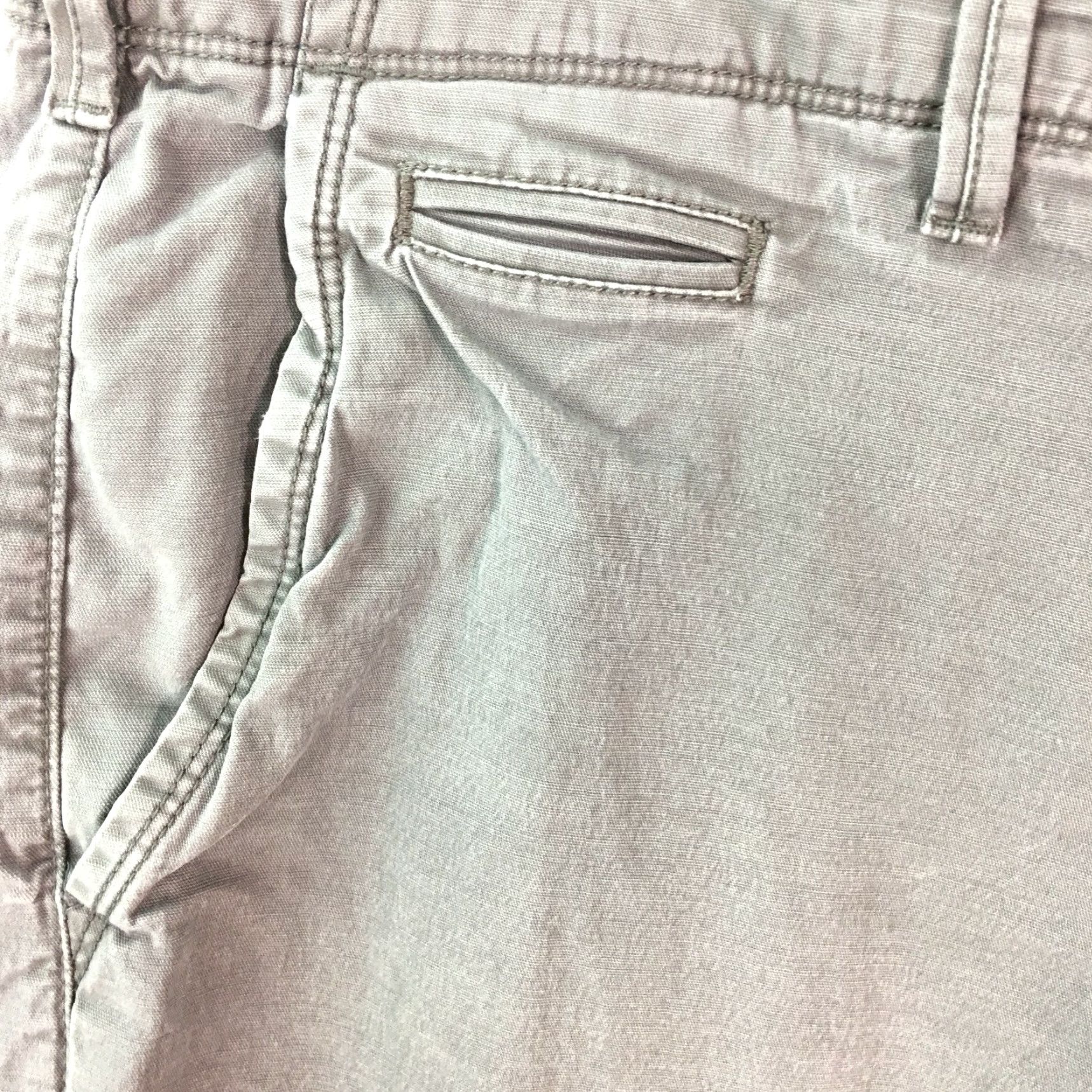 Gap Gap Mens Chino Shorts Flat Front Regular Fit High Rise Gray Size 38 Size US 38 / EU 54 - 3 Thumbnail