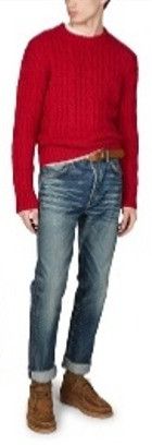 Tom Ford o1loc1c0724 KCL002 Crewneck Sweater in Red Size US M / EU 48-50 / 2 - 2 Thumbnail