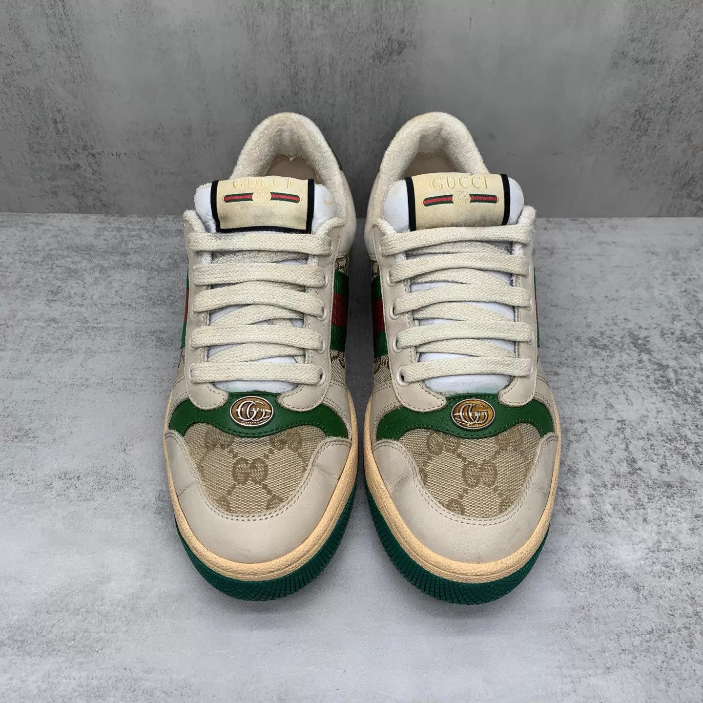 Gucci Gucci distressed sneakers green heel 37 EUR 98 new Size US 6.5 / IT 36.5 - 4 Thumbnail