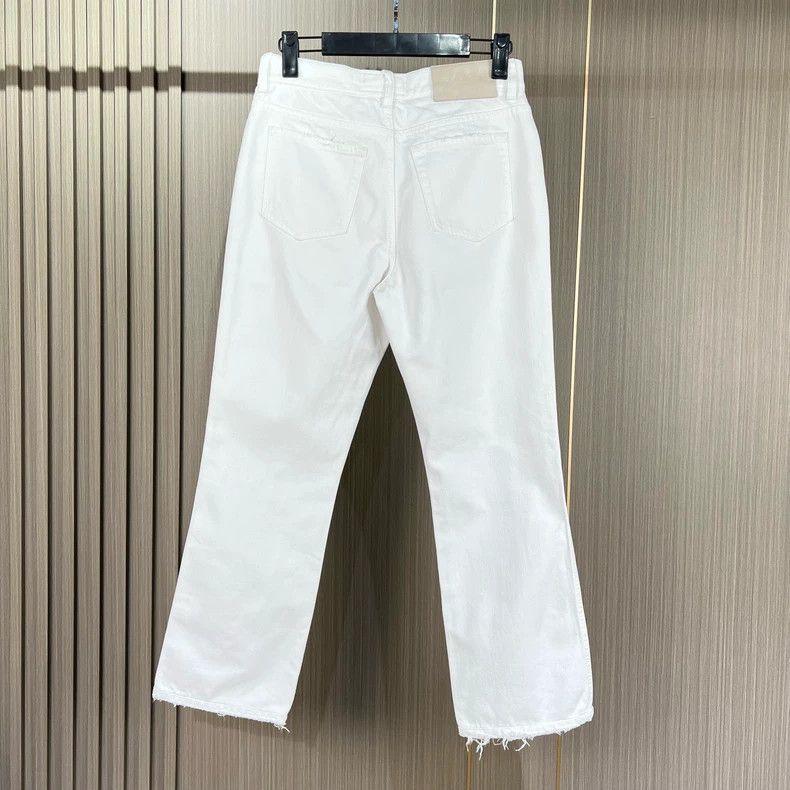 Givenchy Givenchy Givenchy White Distressed Jeans Size 38 -2507 Size 37" - 2 Thumbnail