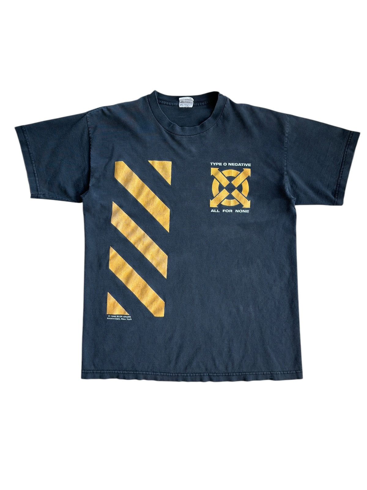 Vintage 1996 Type O Negative 'All For None' Tee Shirt
