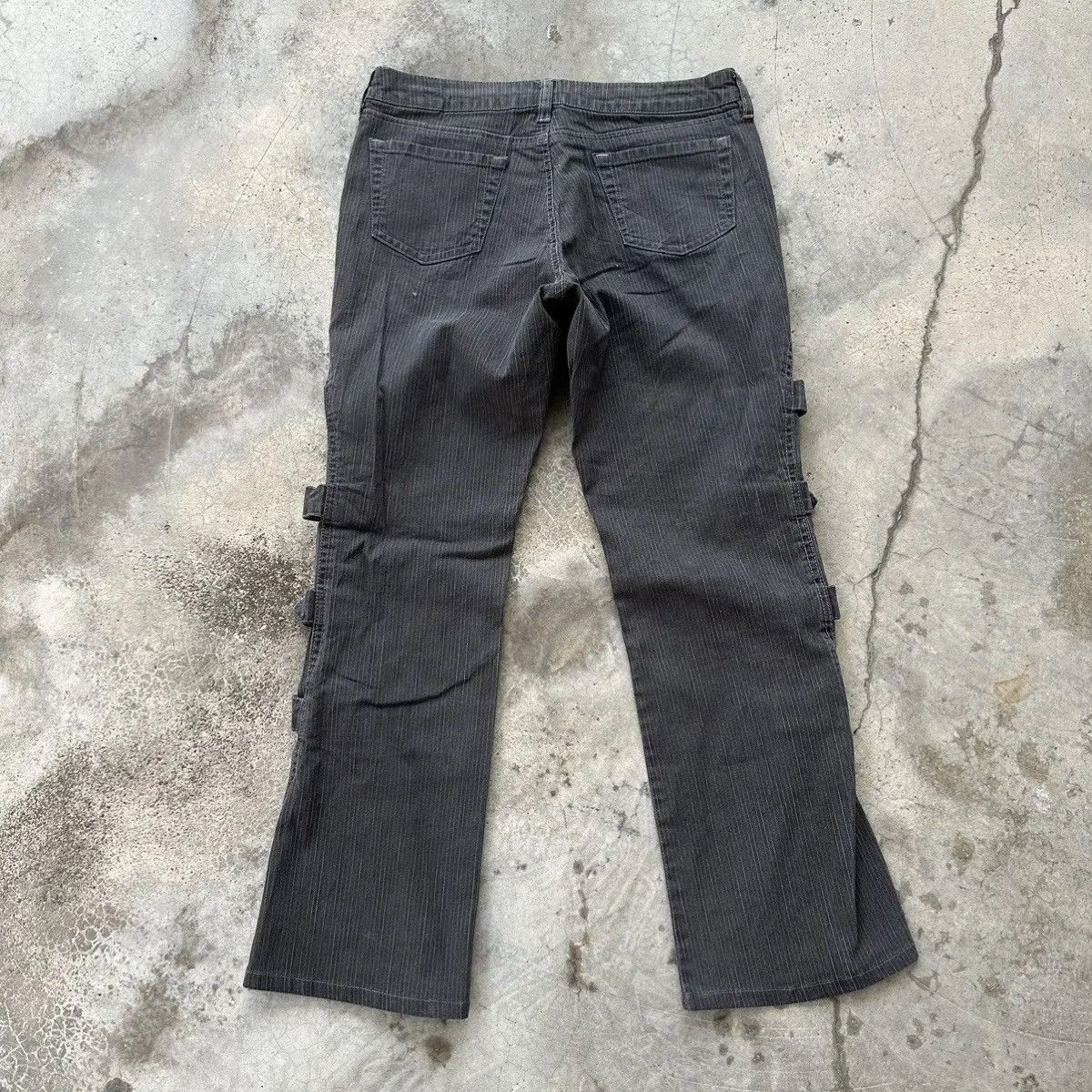 20471120 HEAT 🔥 ADVANTAGE JAPAN BONDAGE WABASH PUNK RARE BLACK PANTS Size US 29 - 10 Thumbnail