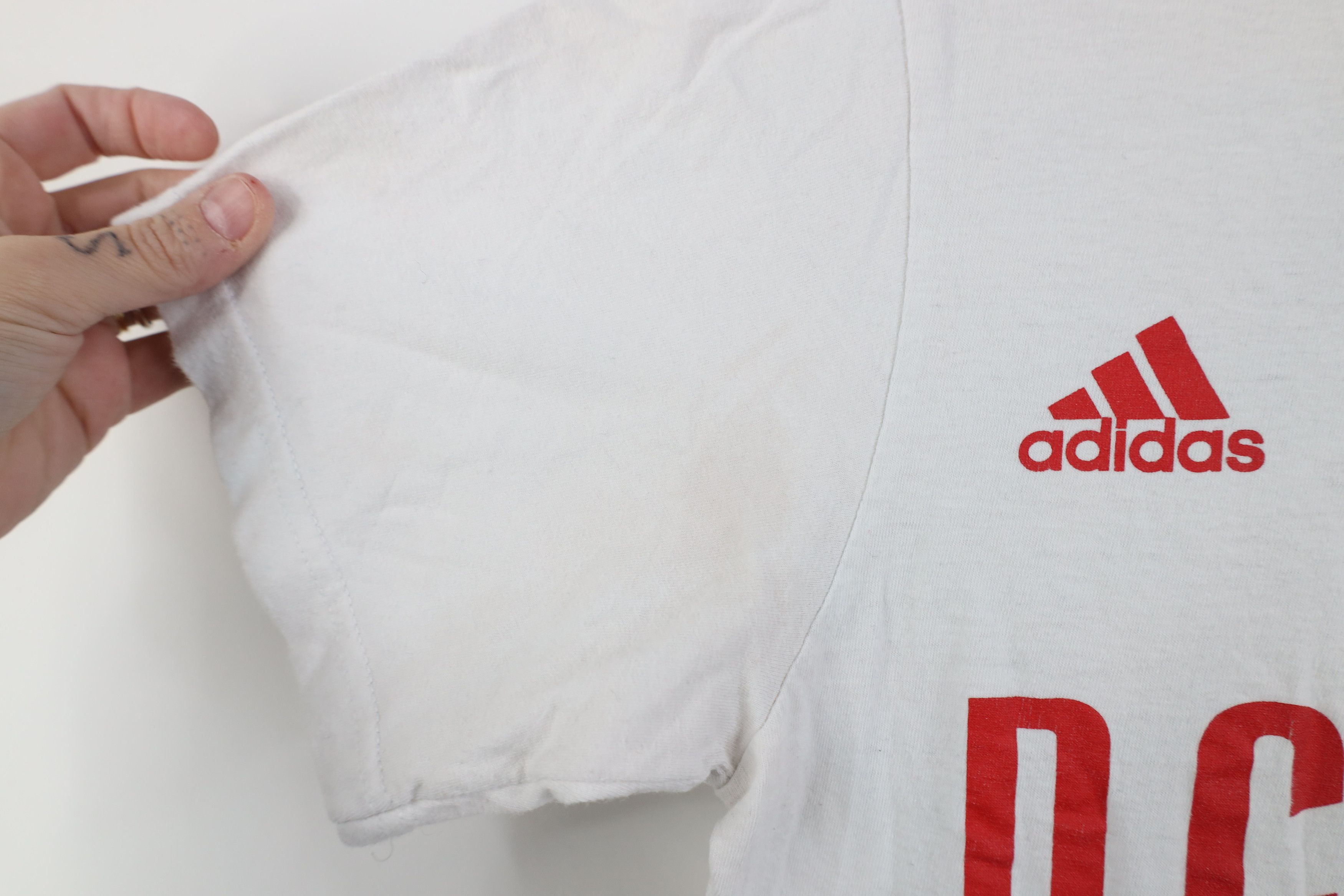 Adidas Vintage Y2K Adidas DC United Soccer Jersey T-Shirt White #9 Size US S / EU 44-46 / 1 - 7 Thumbnail
