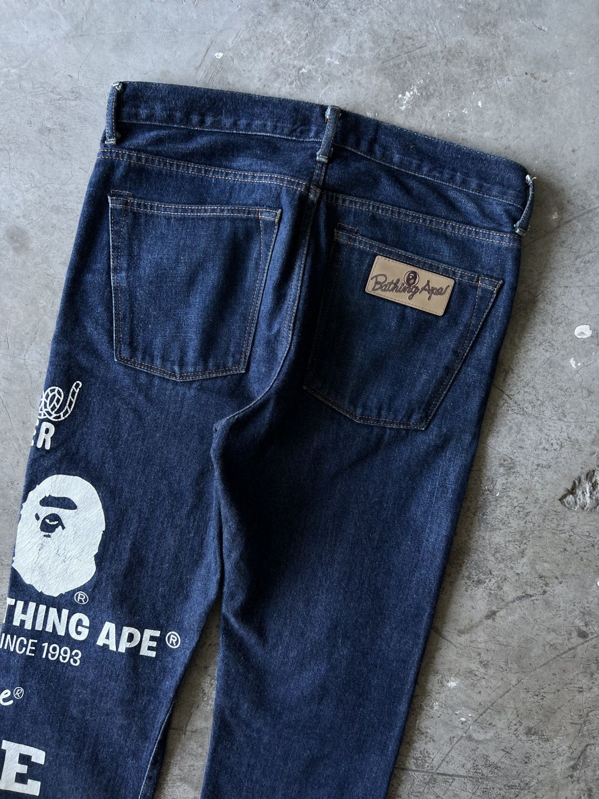 Bape Bape - 2008 Type 5 Selvedge Denim Jeans Size US 32 / EU 48 - 10 Thumbnail