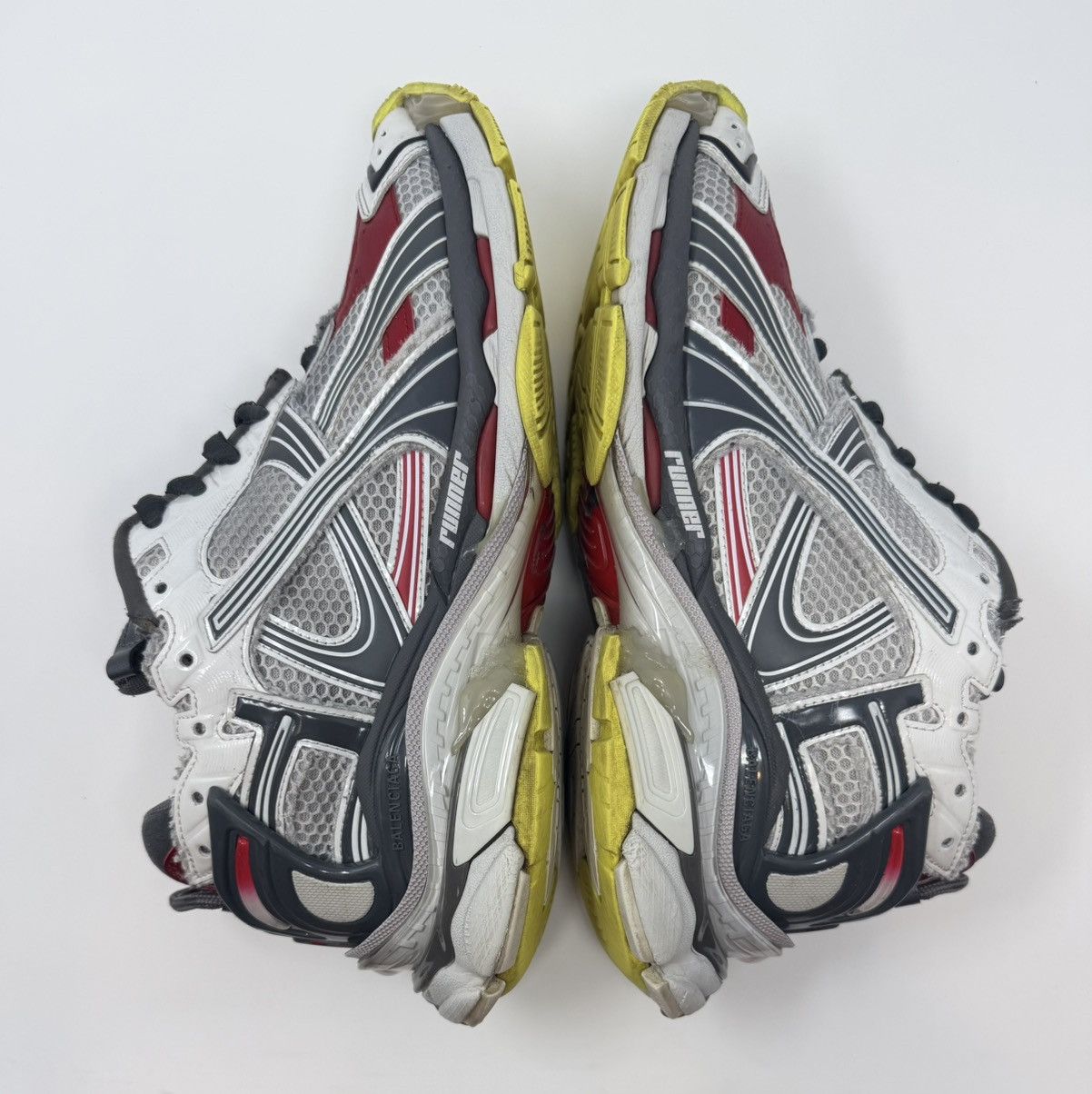 Balenciaga Balenciaga Runner Sneaker Red/Yellow Size US 11 / EU 44 - 3 Thumbnail