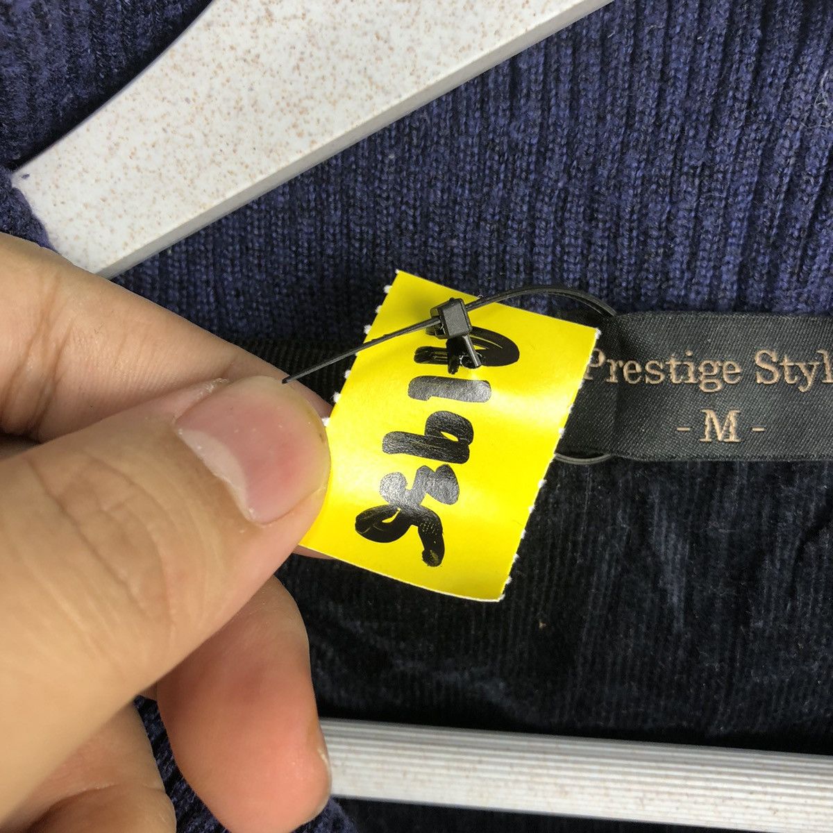 Japanese Brand Top Valu Dark Blue Cardigan Knitwear #A1935 Size US M / EU 48-50 / 2 - 10 Thumbnail