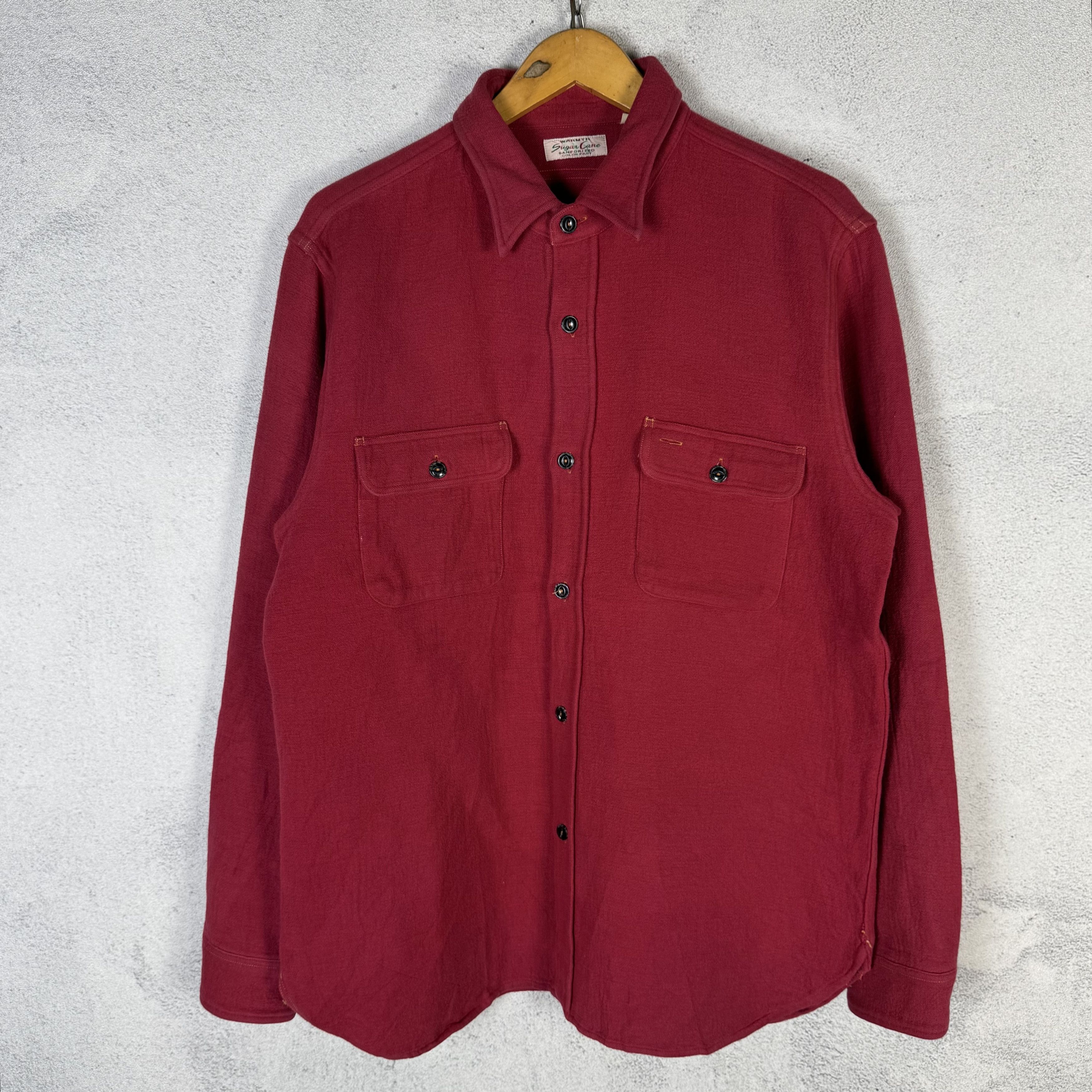 Sugar Cane Vintage Sugar Cane Sanforized Shirt Size US L / EU 52-54 / 3 - 1 Thumbnail