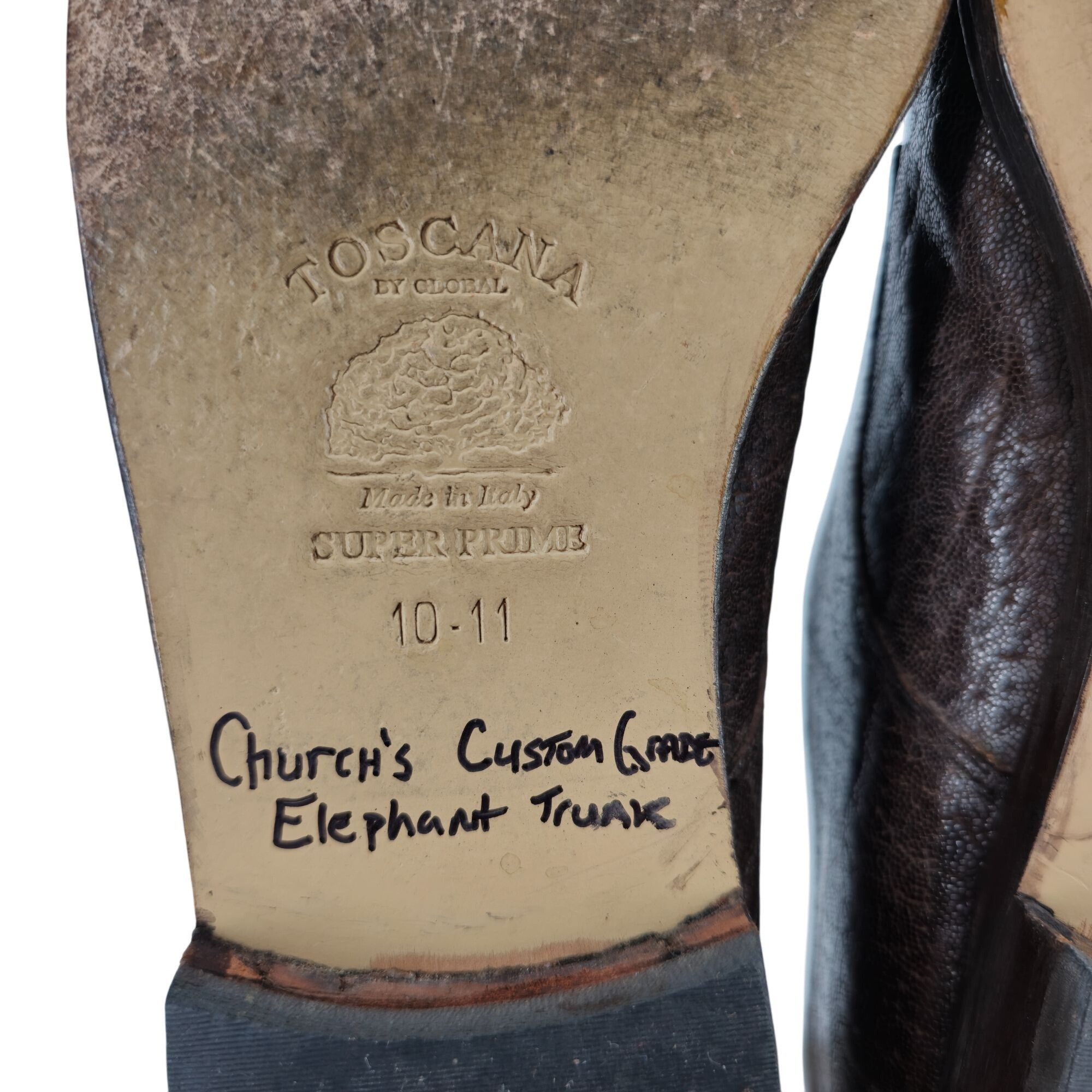 Church's Vintage Church's Custom Grade Exotic Elephant Trunk Brown 10 Size US 10 / EU 43 - 13 Thumbnail