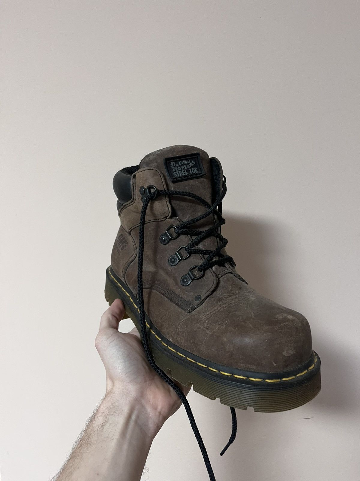Dr. Martens Vintage Dr.Martens Air Wair Steel Toe Boots 45 10 UK Size US 11.5 / EU 44-45 - 2 Thumbnail