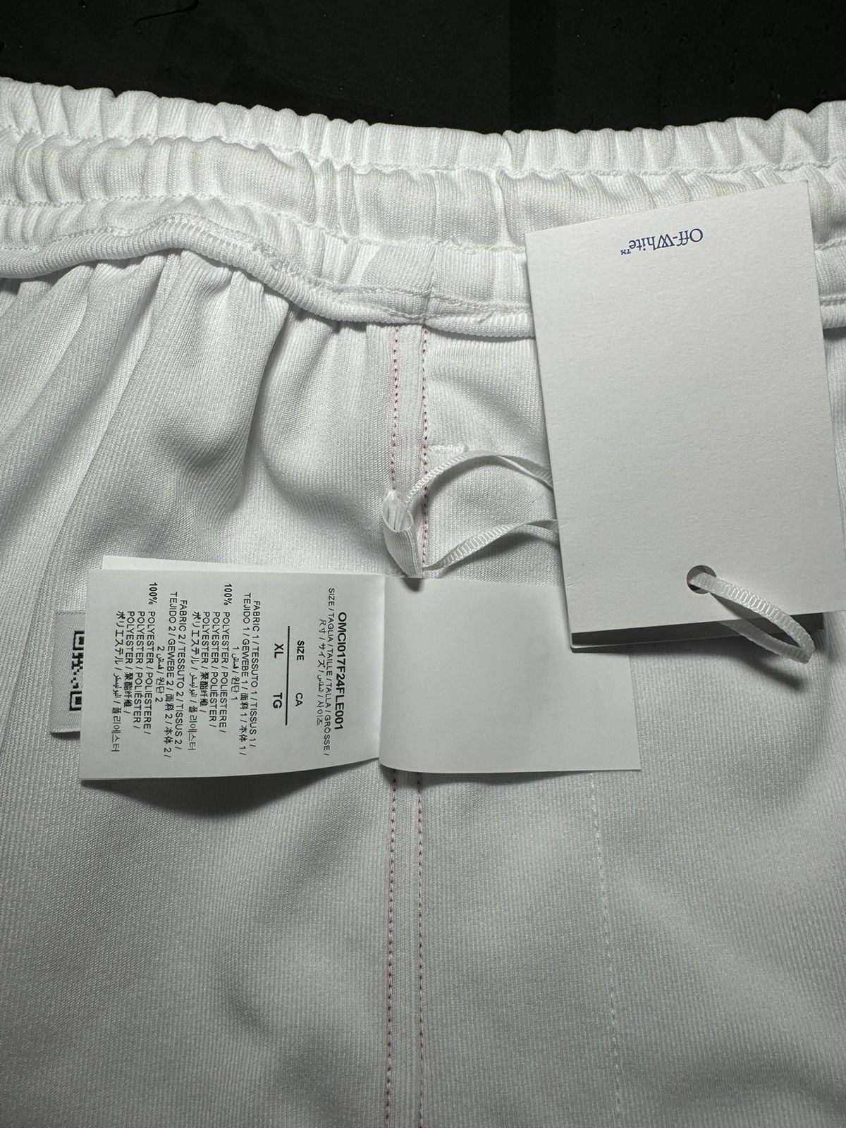 Off-White Off-White Gothic Logo Mesh Jersey and Shorts Set Size XL Size US XL / EU 56 / 4 - 8 Thumbnail
