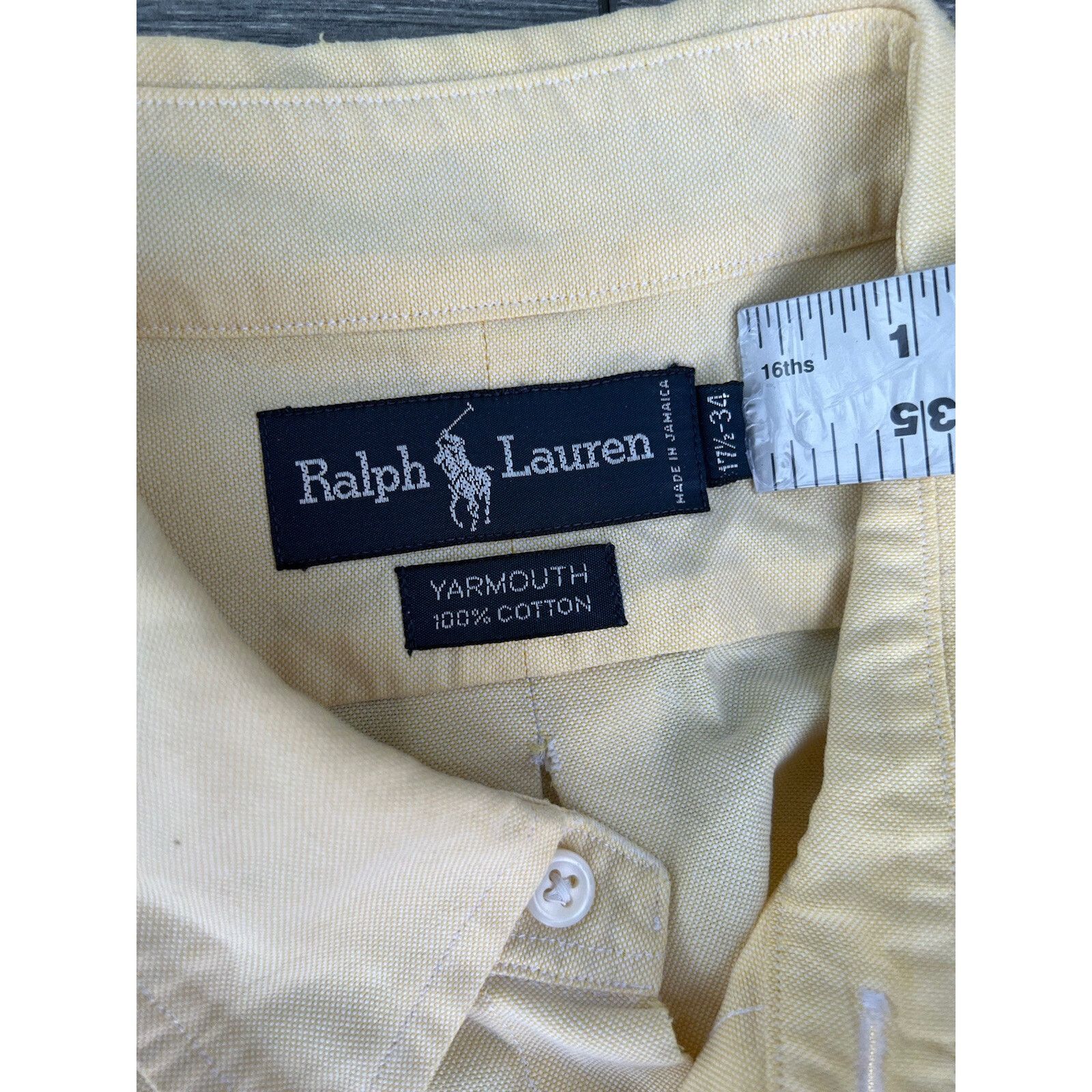 Lauren Ralph Lauren Ralph Lauren Shirt size 17'5 34 Men Shirt yellow A000299 Size US L / EU 52-54 / 3 - 4 Thumbnail