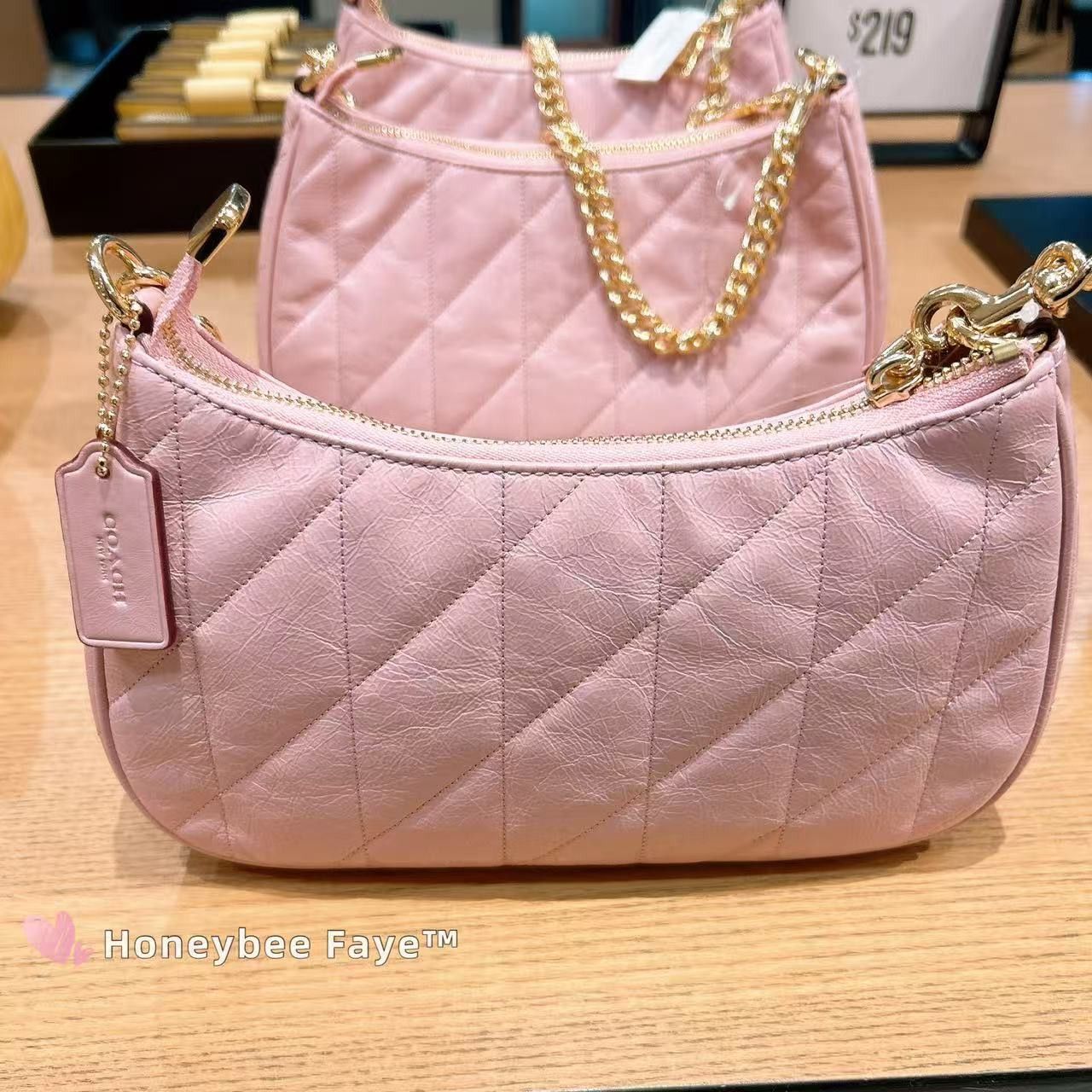 Coach NWT Coach Teri Shoulder Bag With Quilting CDY83 Size ONE SIZE - 5 Thumbnail