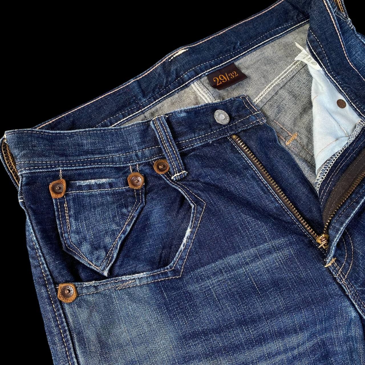 Levi's VINTAGE LEVIS DENIM LOT 502 RIVETTED DISTRESSED BLUEWASH Size US 29 - 8 Thumbnail