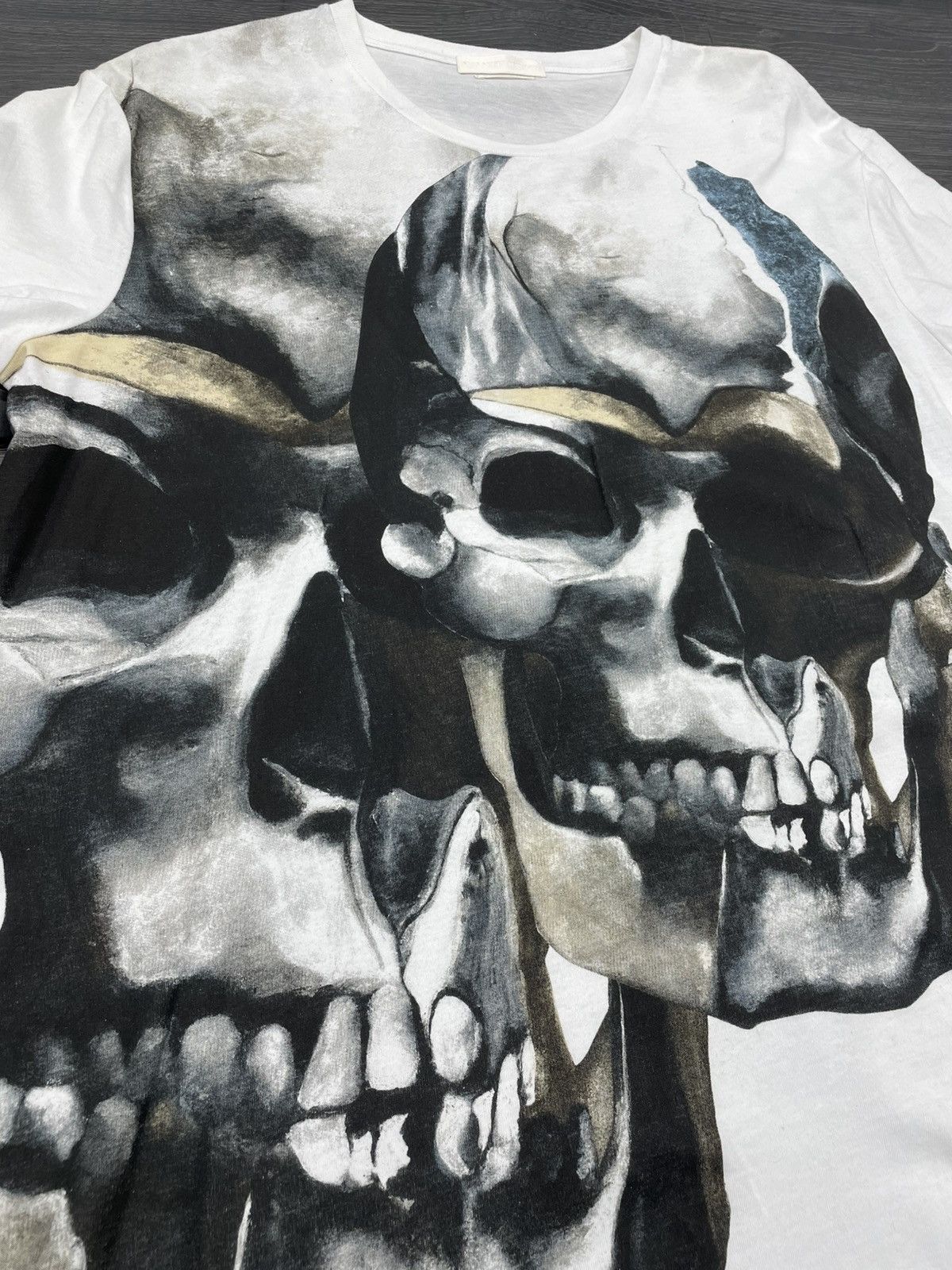 Alexander McQueen Alexander McQueen Skull Print Tee Size US XL / EU 56 / 4 - 3 Thumbnail