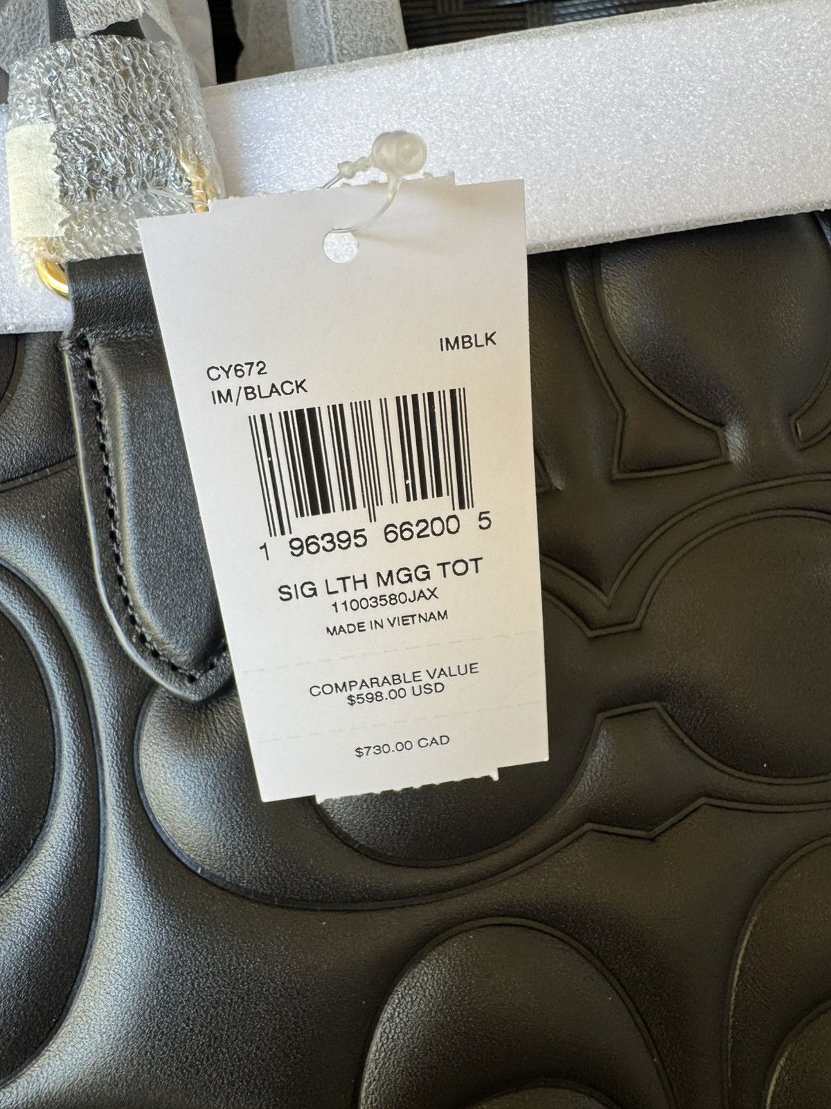 Coach Coach Maggie Tote Bag In Signature Leather cy672 Size ONE SIZE - 4 Thumbnail
