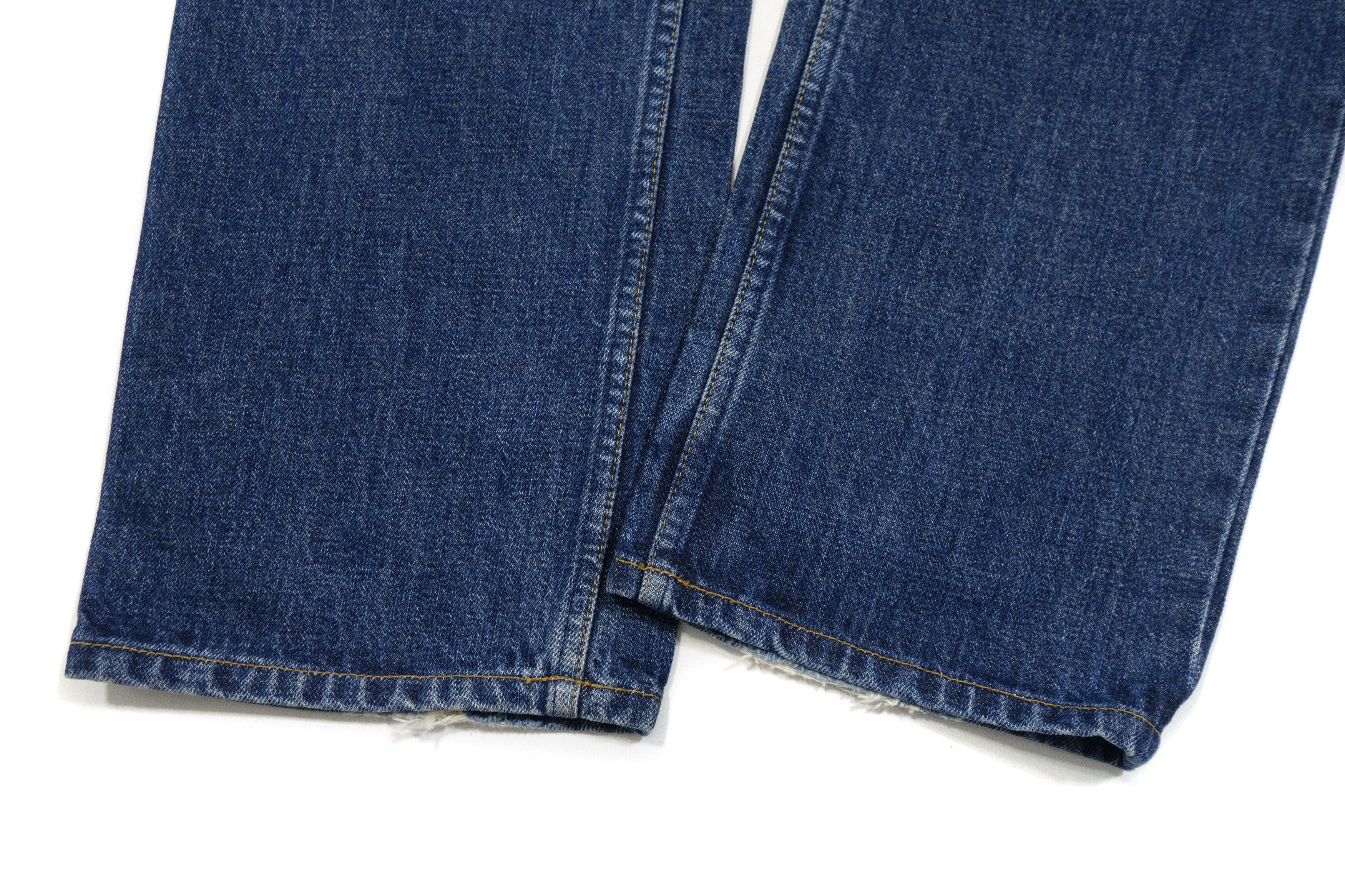 Helmut Lang 90s Vintage Classic Denim Low Waist Contour Fit Jeans Size US 34 / EU 50 - 5 Thumbnail