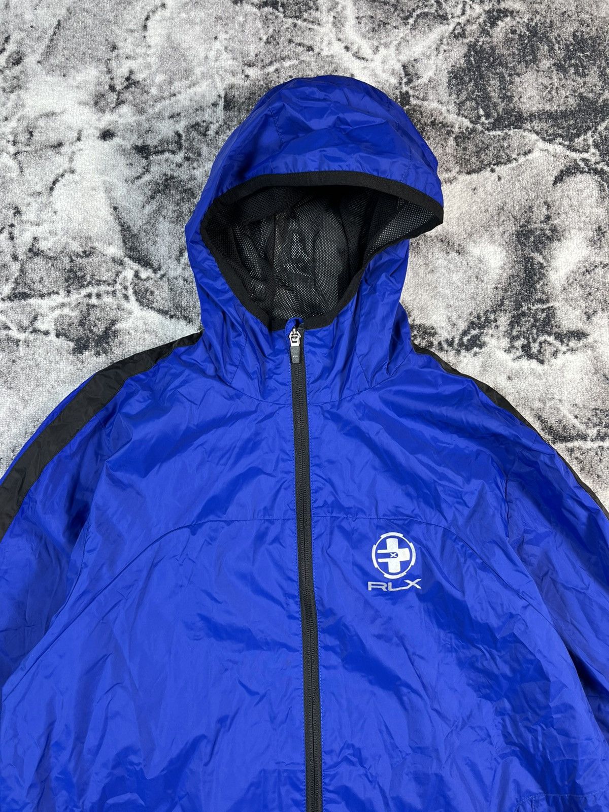Polo Ralph Lauren RLX Ralph Lauren Blue Hooded Jacket Lightweight Fits S-M Size US S / EU 44-46 / 1 - 4 Thumbnail