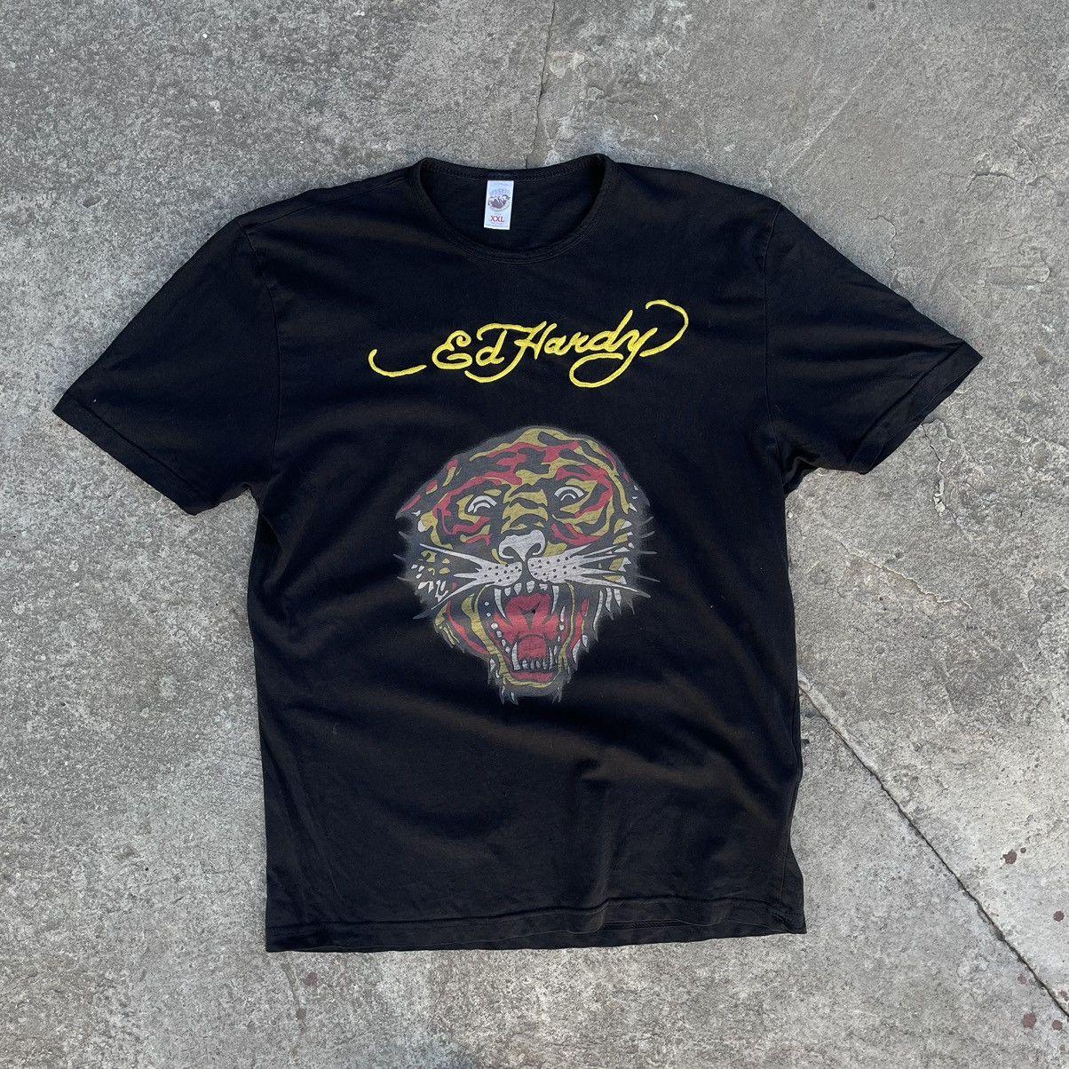 20471120 × Ed Hardy × Y/Project Vintage Ed Hardy T-shirts Big Logo Y2K 90s USA Japan Size US XXL / EU 58 / 5 - 1 Thumbnail