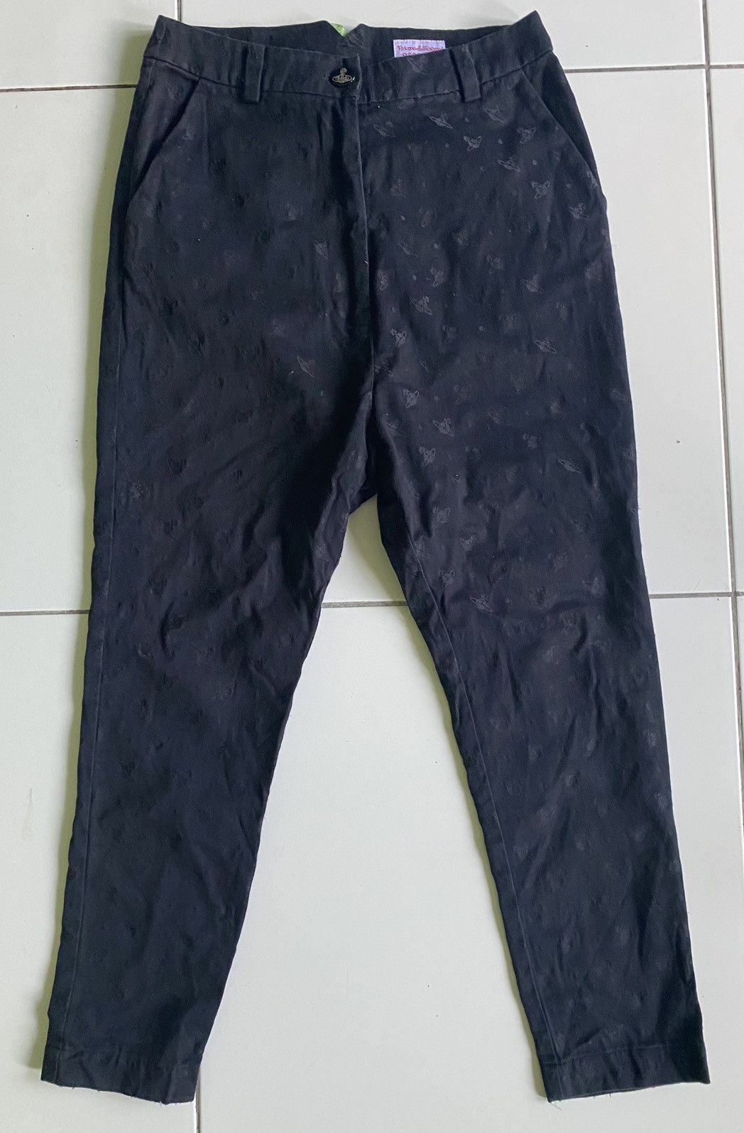 Vivienne Westwood Vivienne Westwood Red Label monogram Black Pants Size 32" / US 10 / IT 46 - 1 Thumbnail