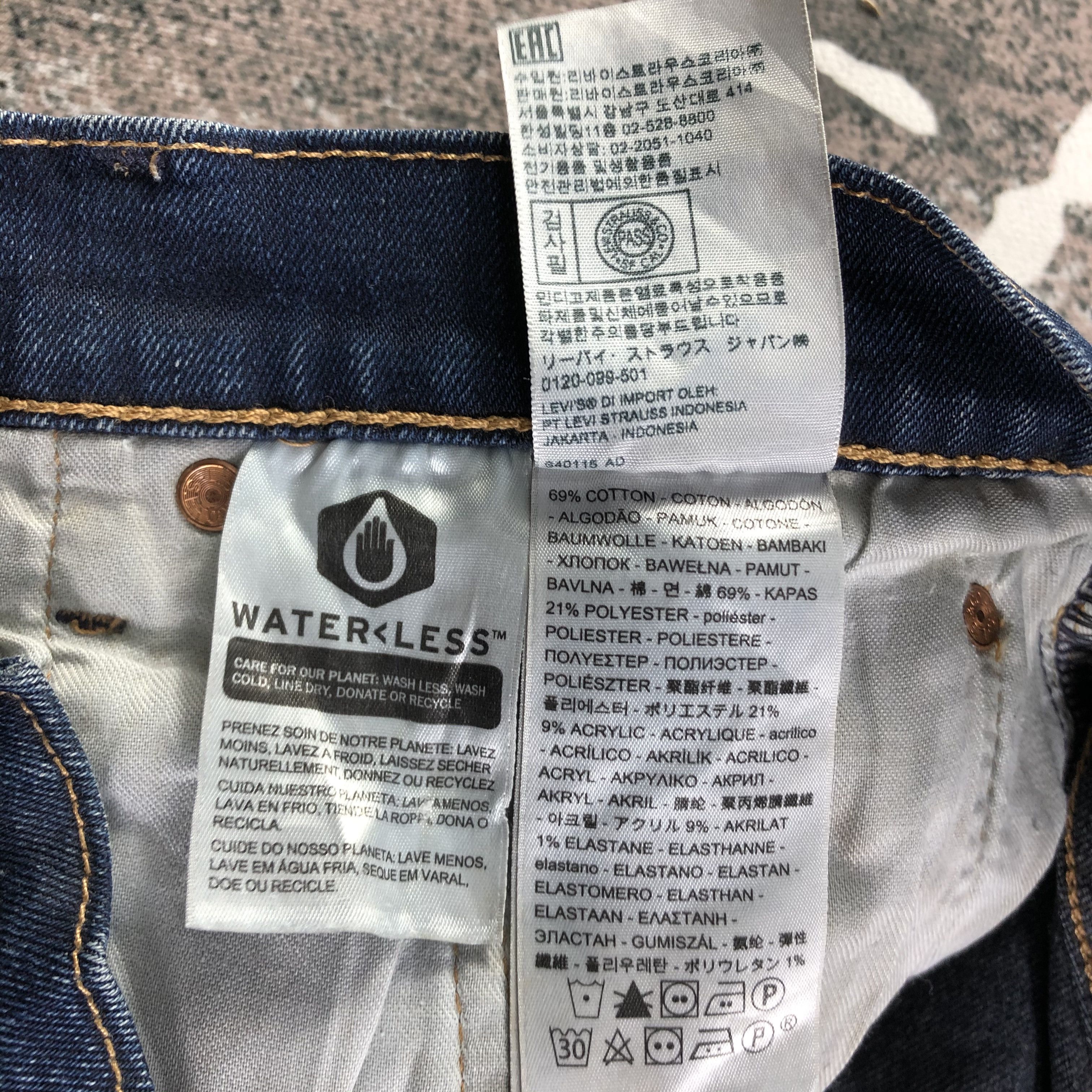Levi's Levis 502 Jeans Distresed Denim KJ2201 Size US 33 - 14 Thumbnail