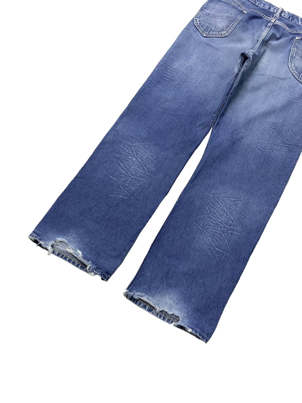 Lee RARE Vintage Late 70s Selvedge Original Chain Stitch Hem Size US 36 / EU 52 - 10 Thumbnail