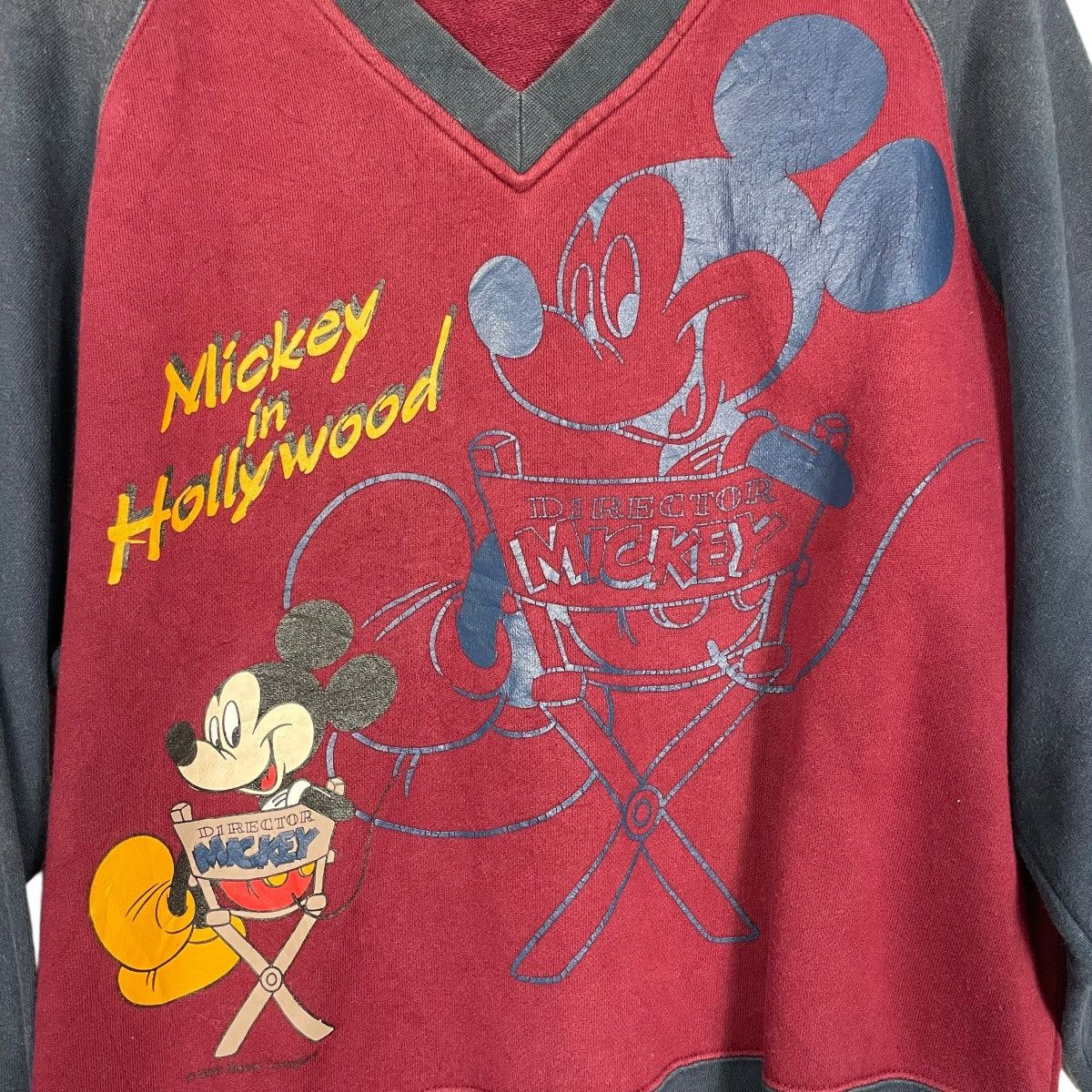 Disney Disney Mickey In Hollywood V-neck Sweatshirt Size US M / EU 48-50 / 2 - 11 Thumbnail