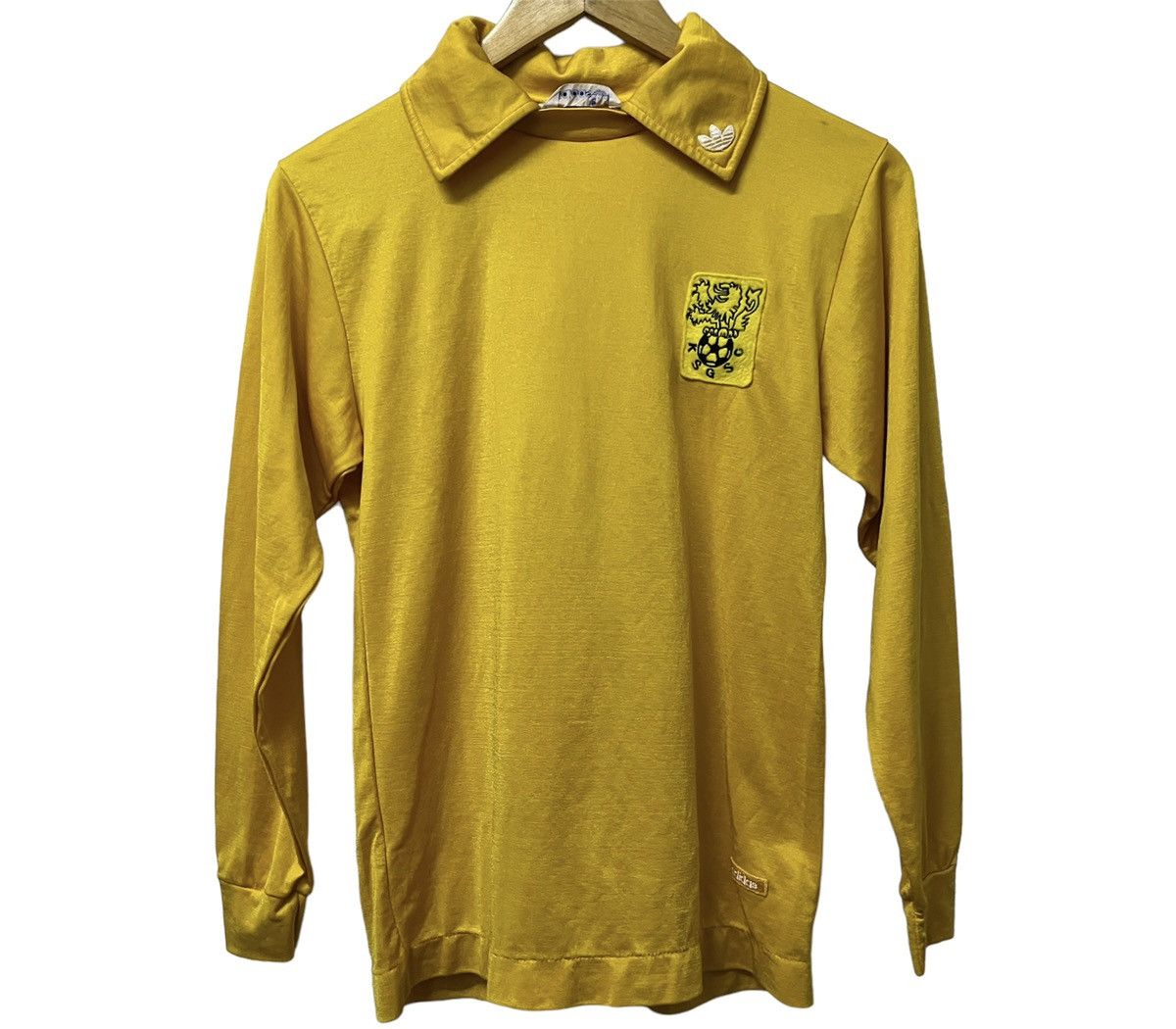 Adidas × Vintage Vintage Adidas Football Longsleeve Jersey T Shirt Size US S / EU 44-46 / 1 - 1 Thumbnail