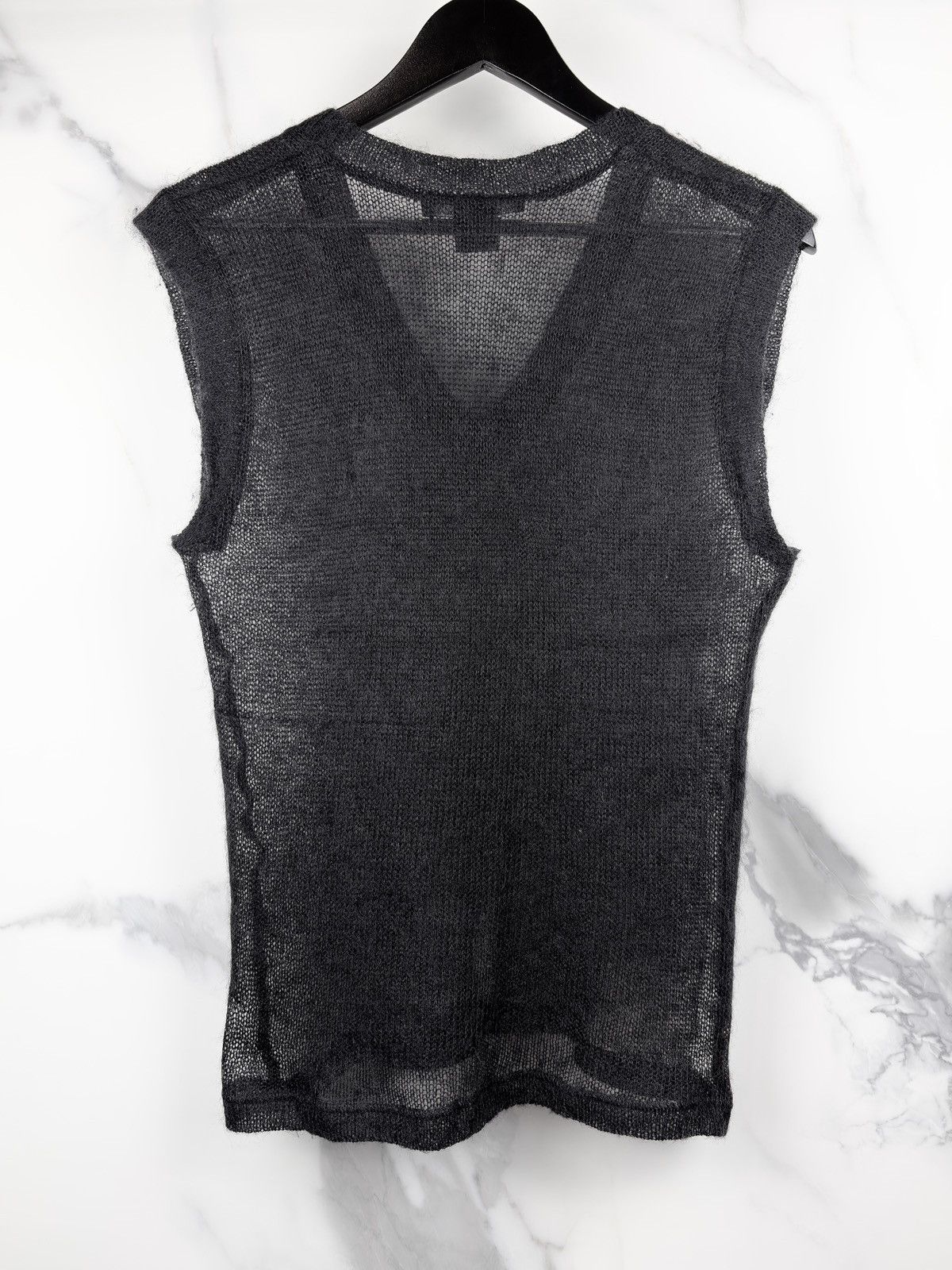 Raf Simons AW98 Raf Simons Radioactivity Mohair Sleeveless Vest Tanktop Size US M / EU 48-50 / 2 - 2 Thumbnail