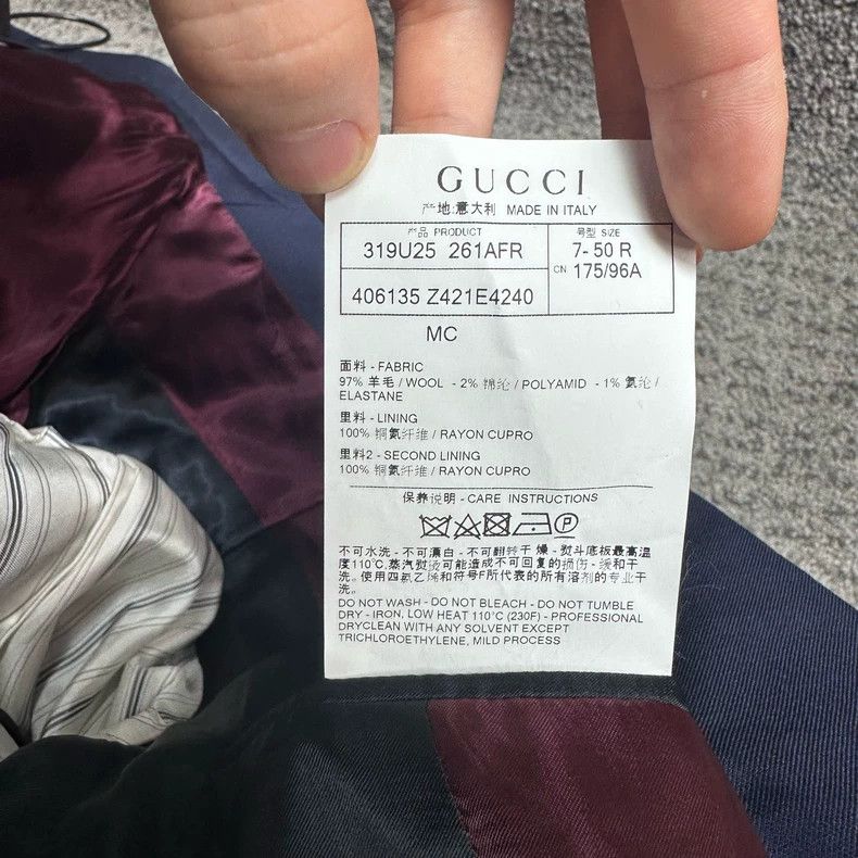 Gucci Gucci Suit 2502-Nextarrow Size 50R - 4 Thumbnail