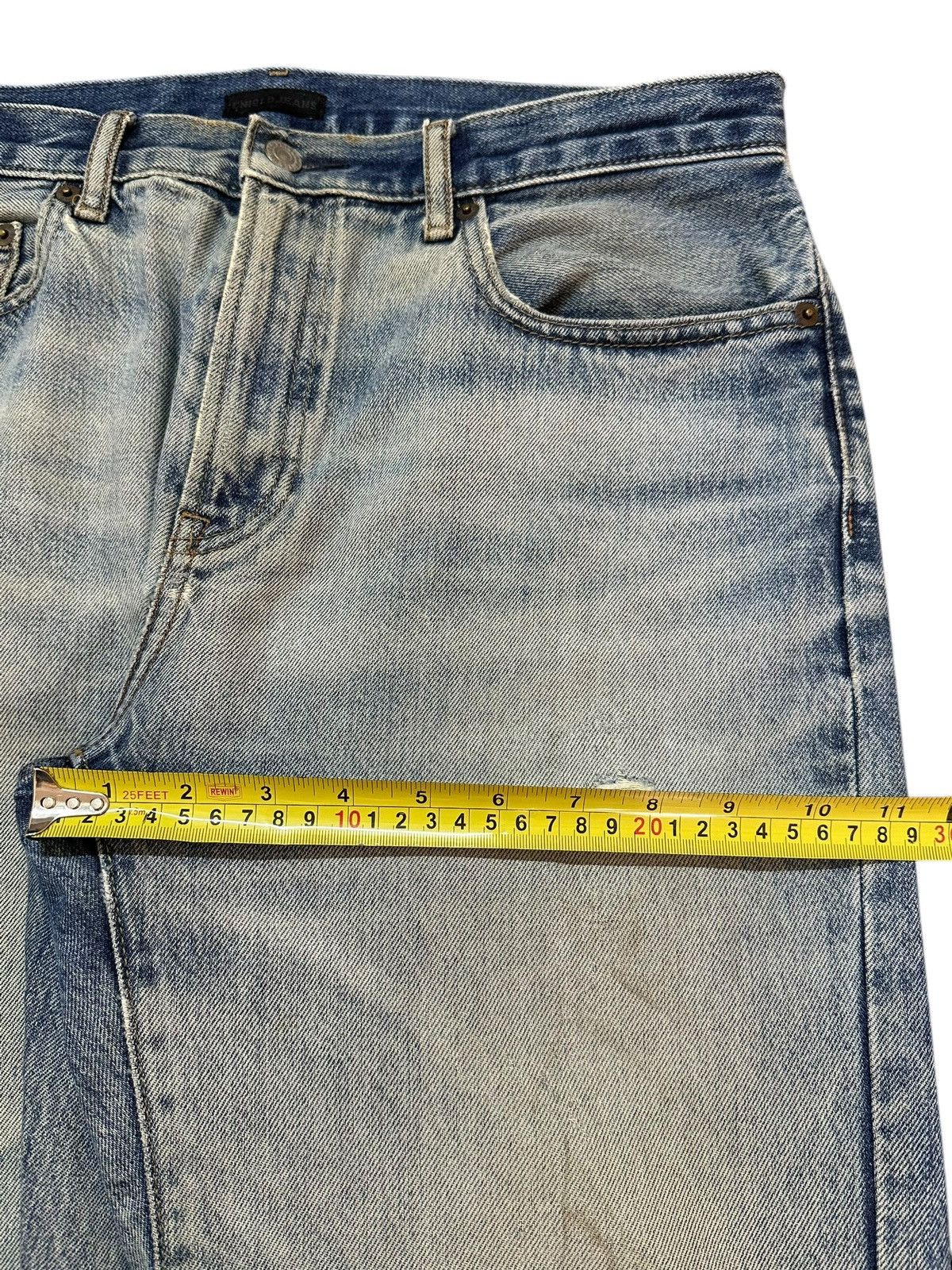 Uniqlo Vintage Japanese Uniqlo Faded Wash Distressed Loose Jeans Size US 32 / EU 48 - 15 Thumbnail