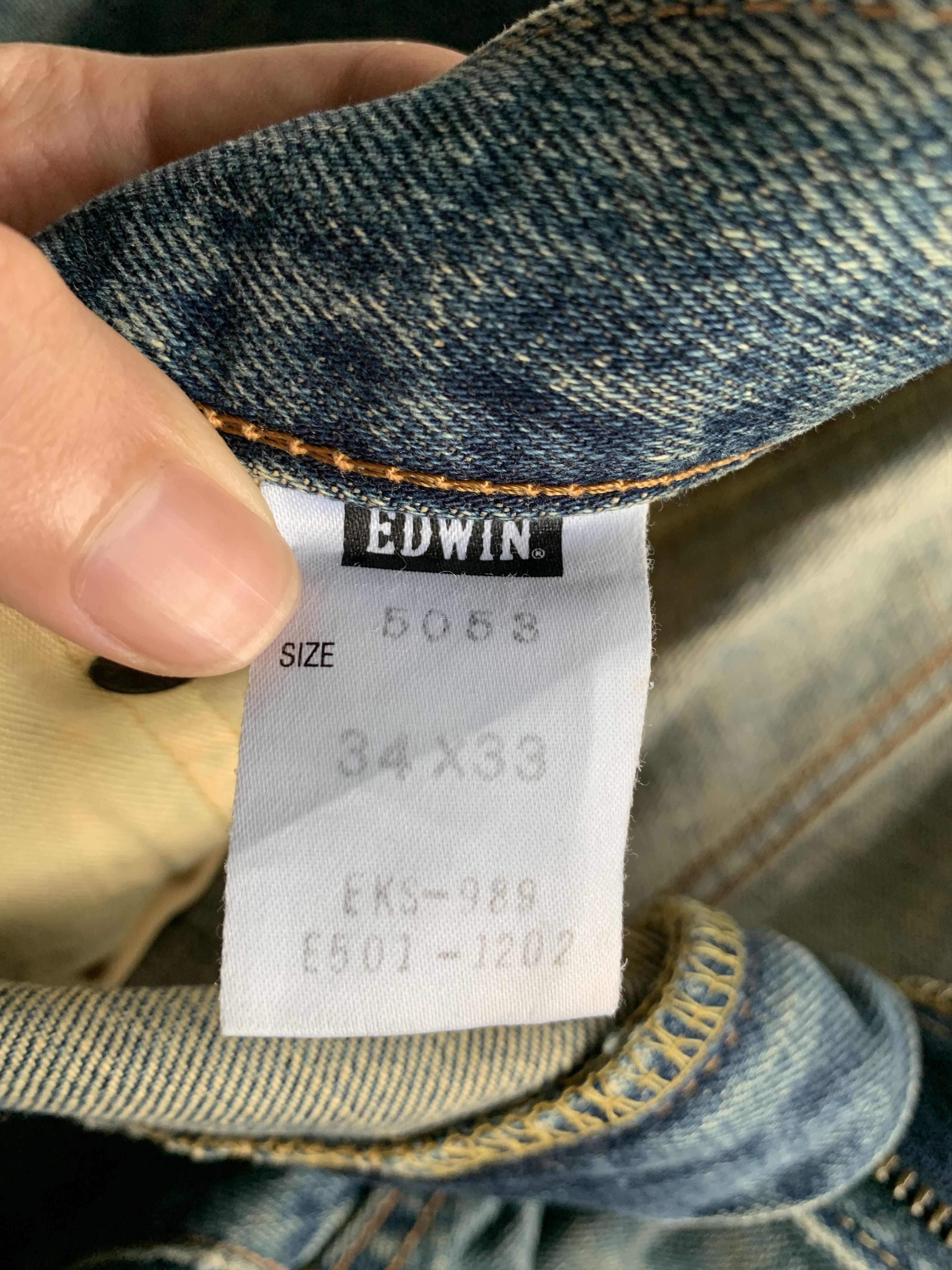 Japanese Brand × Kapital × Vintage VINTAGE EDWIN 505XX SELVEDGE RUSTY DISTRESSED DENIM Size US 34 / EU 50 - 20 Thumbnail