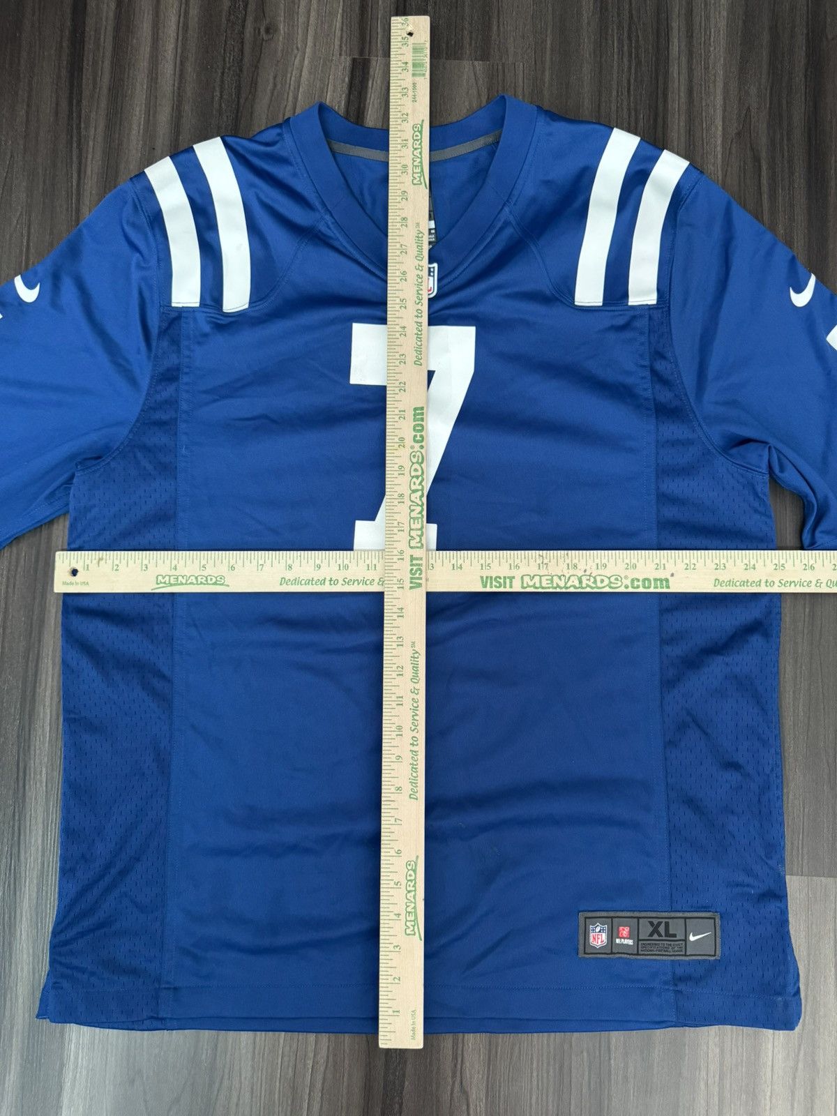 Nike Nike Indianapolis Colts Jacoby Brissett Home On Field Jersey Size US XL / EU 56 / 4 - 7 Thumbnail