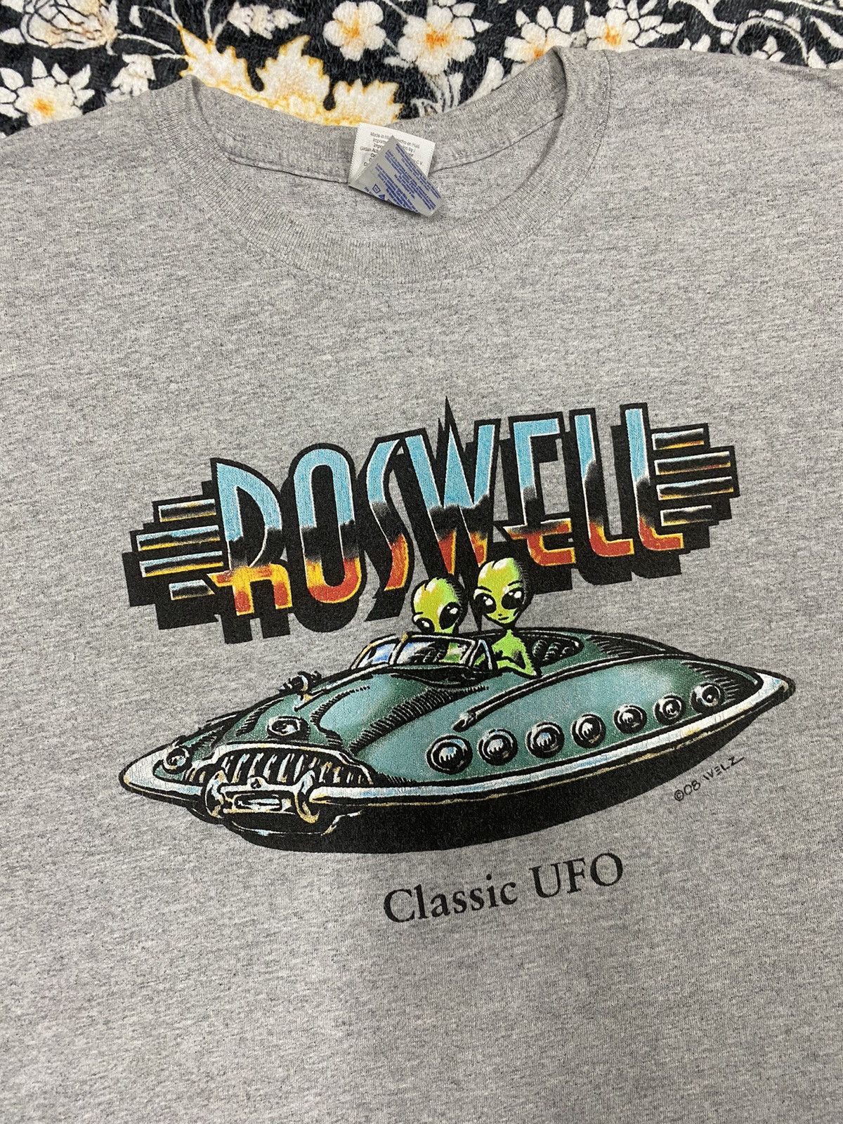Alien Workshop × Vintage Y2K ROSWELL CLASSIC UFO 2008 RARE TEE Size US XL / EU 56 / 4 - 2 Thumbnail