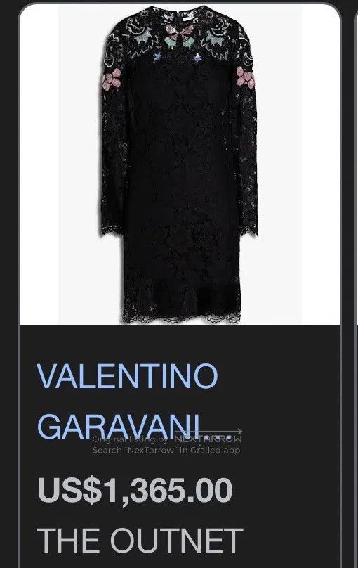 Valentino Valentino Nail beaded butterfly dress Size S / US 4 / IT 40 - 9 Thumbnail