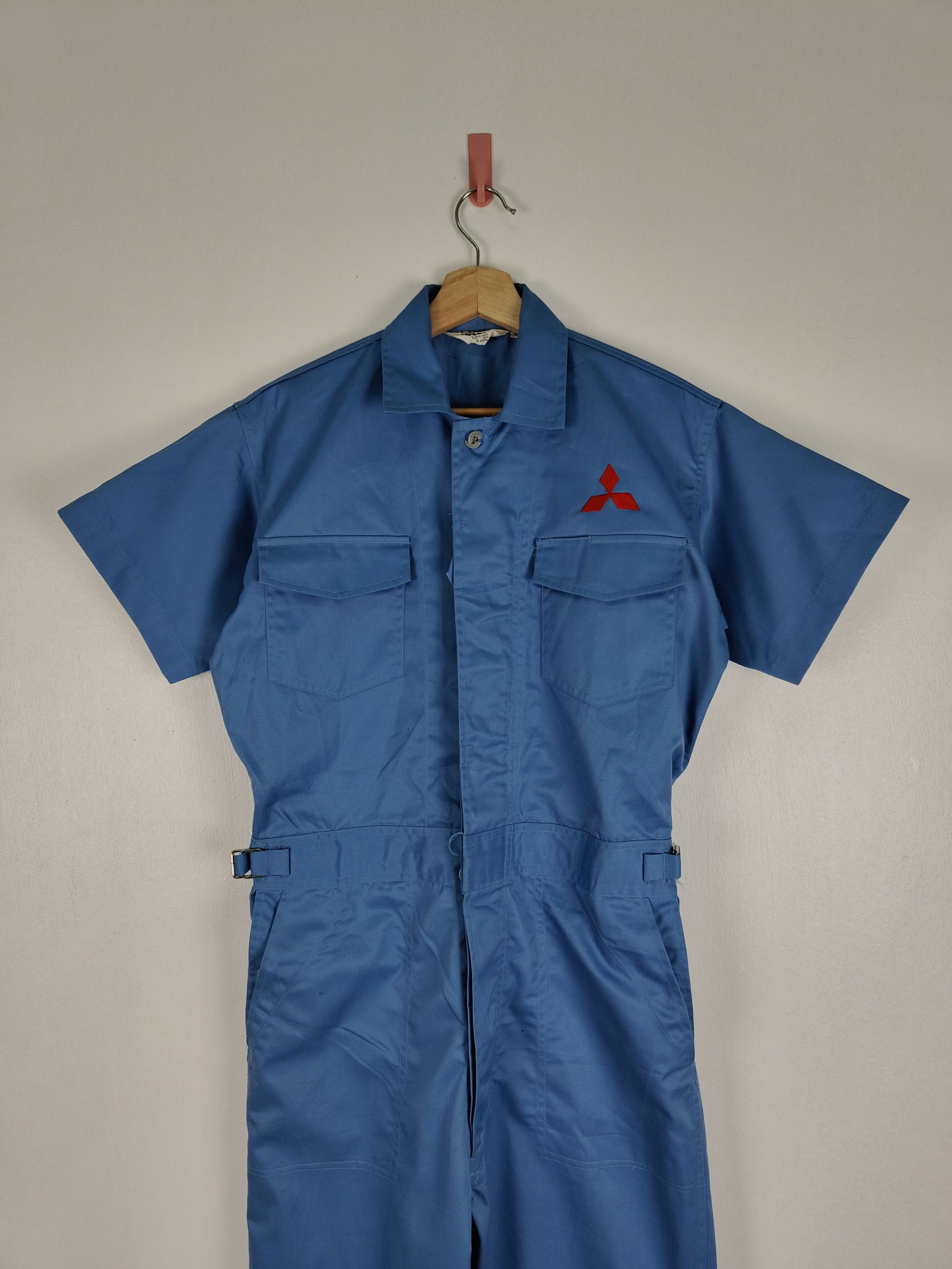 Japanese Brand × Vintage Vintage Mistubishi Forklift Work wear Coverall Size US 32 / EU 48 - 2 Thumbnail